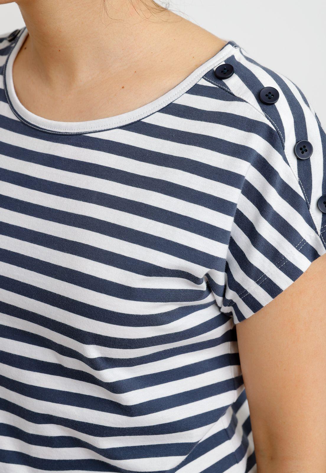 Polera Mujer Bilbao Algodón Peruano Marino-2