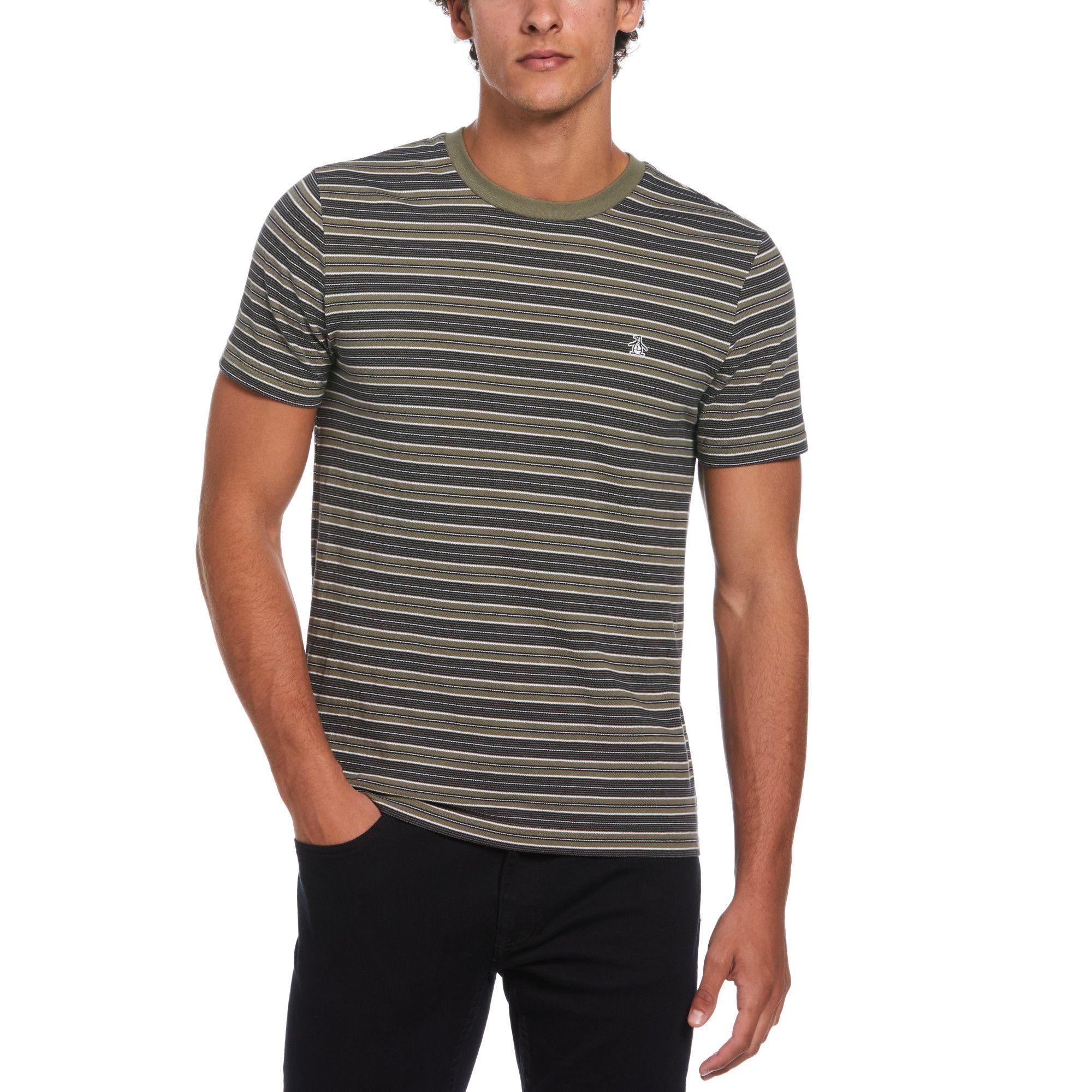 Polera De Hombre Rayas Militar-0