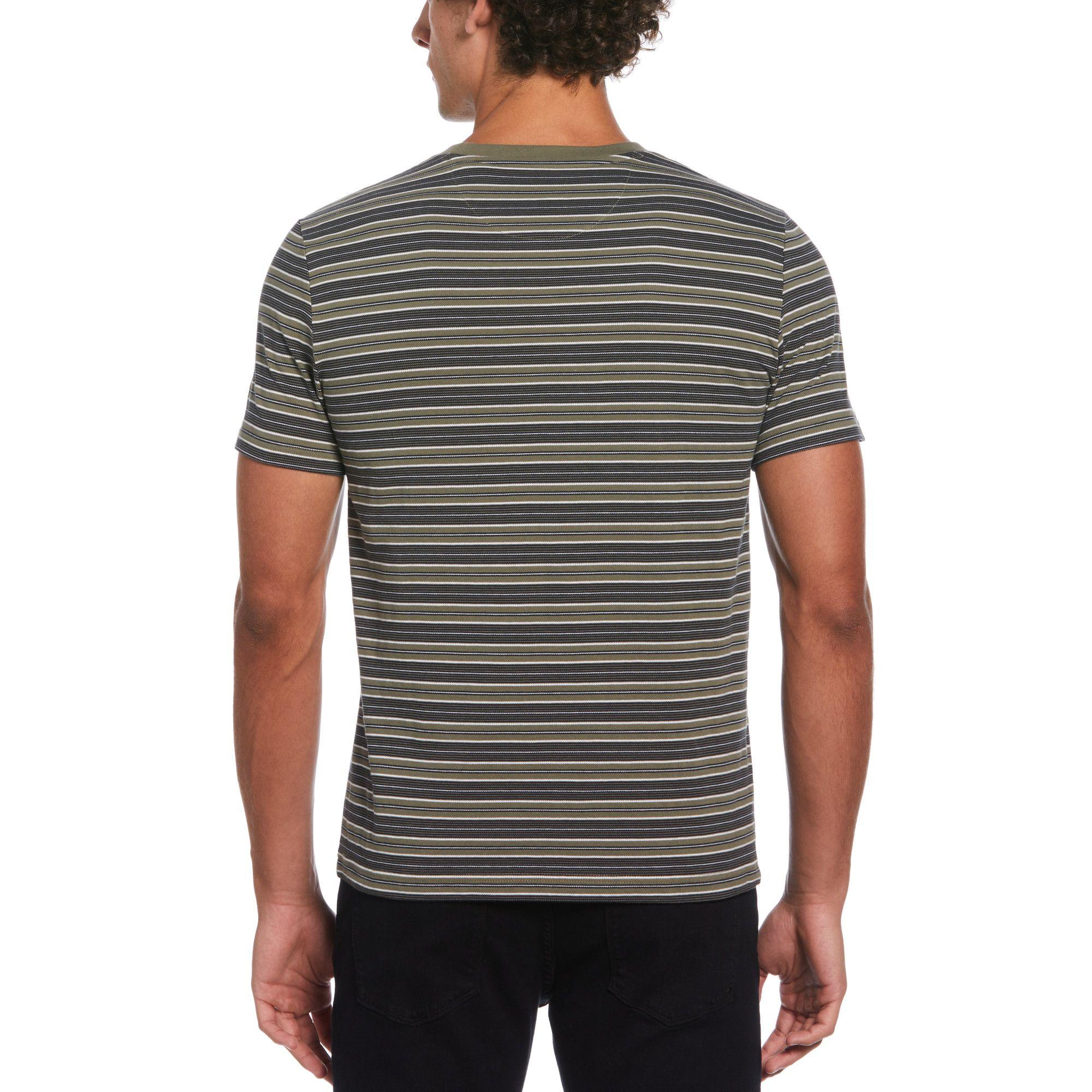Polera De Hombre Rayas Militar-1