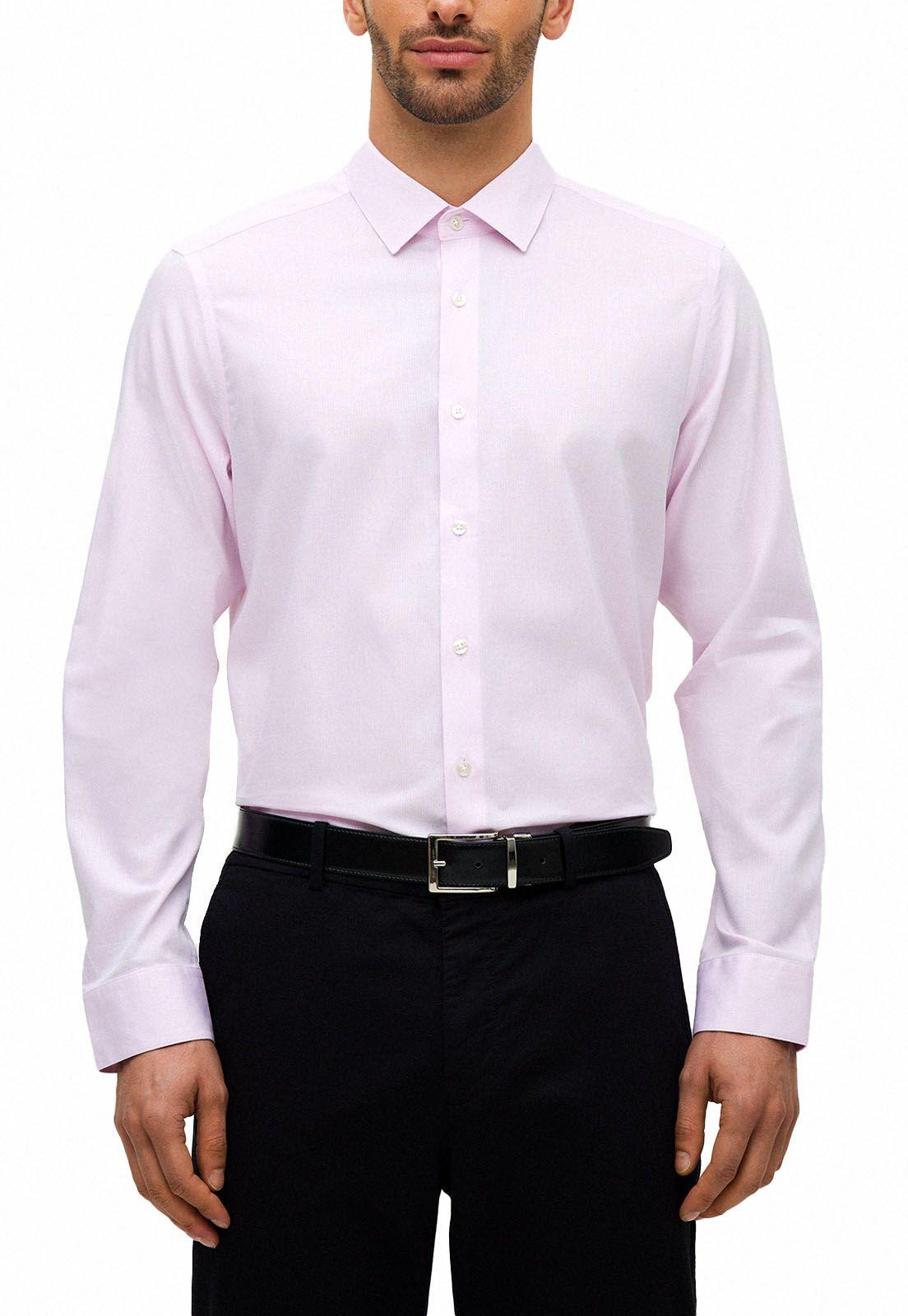 Camisa Formal Hombre Easy Care (Cuidado Fácil) Rosado-0