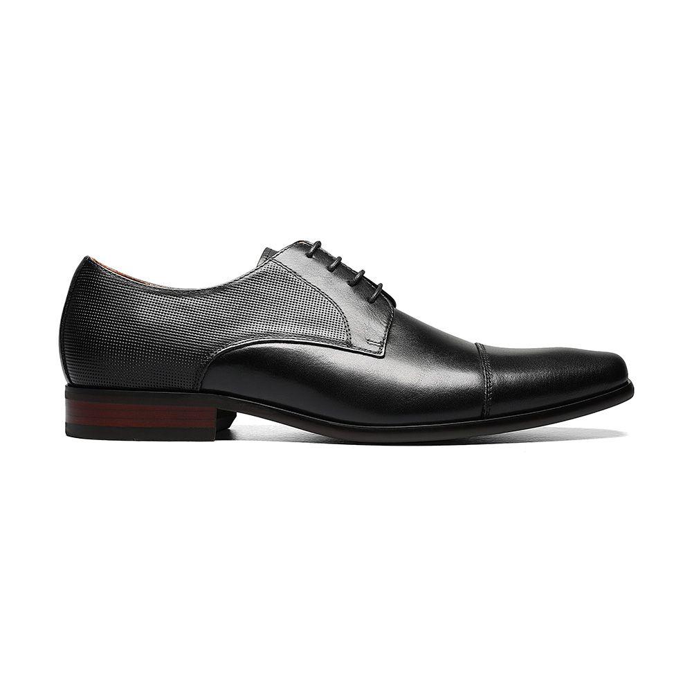 Zapatos Postino Cap Toe Oxford Negro-2