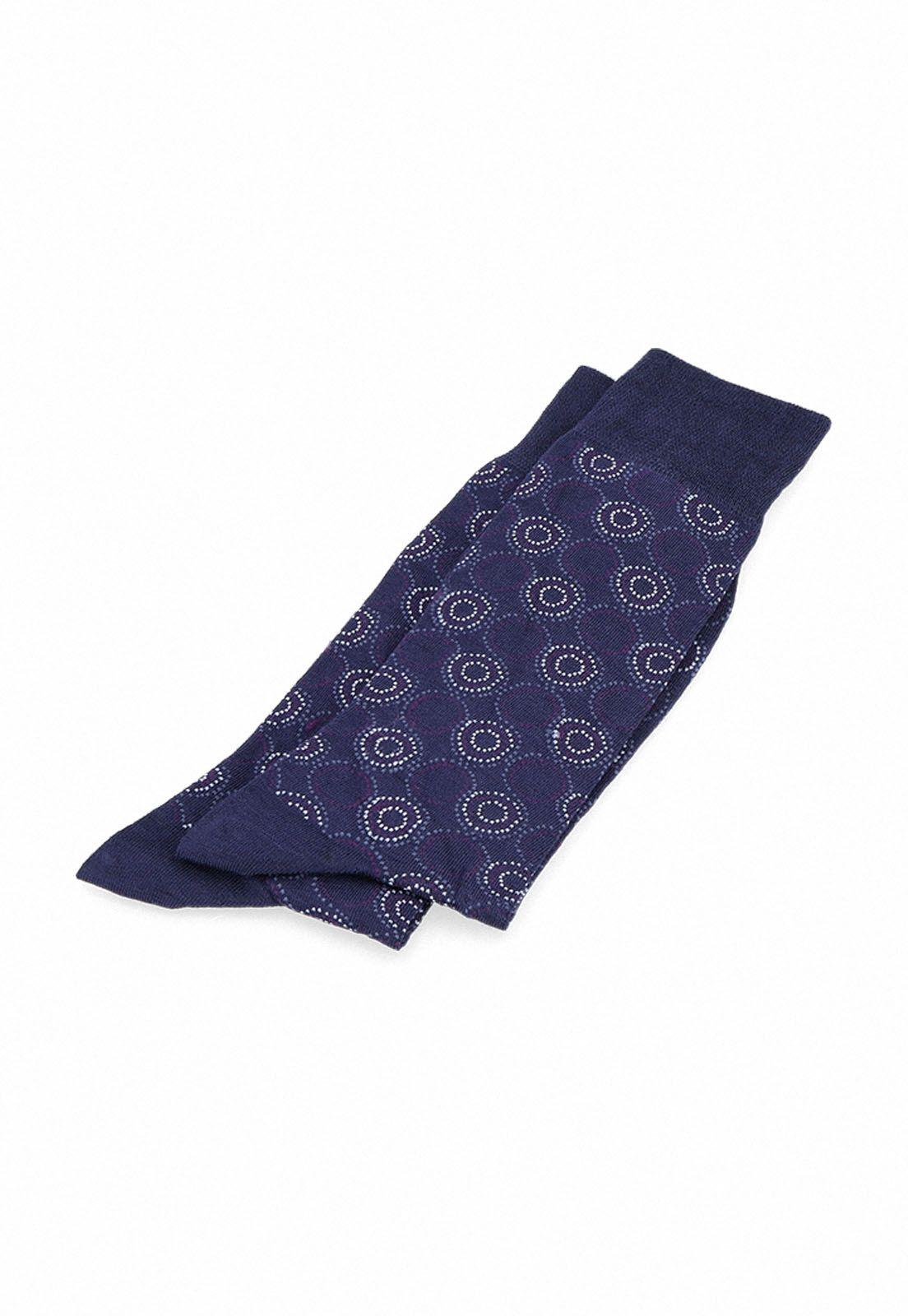 Calcetín Hombre Con Diseño Navy-2