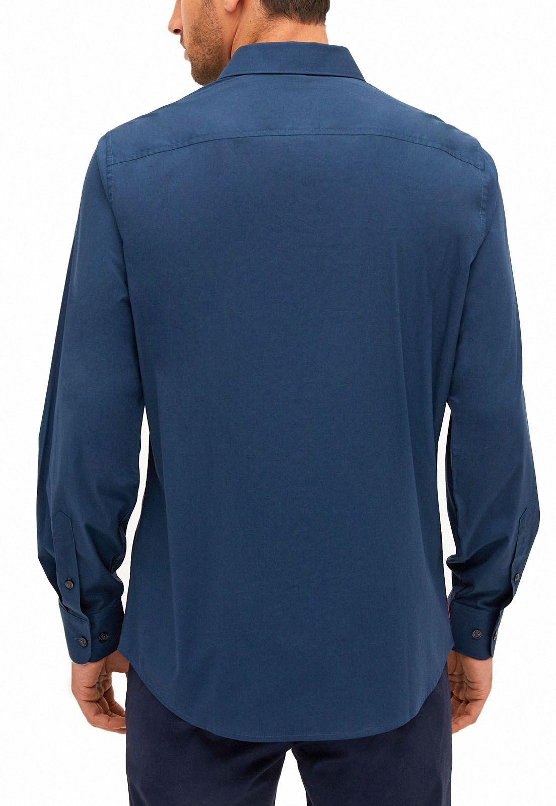 Camisa Estampada Rayas Navy-1