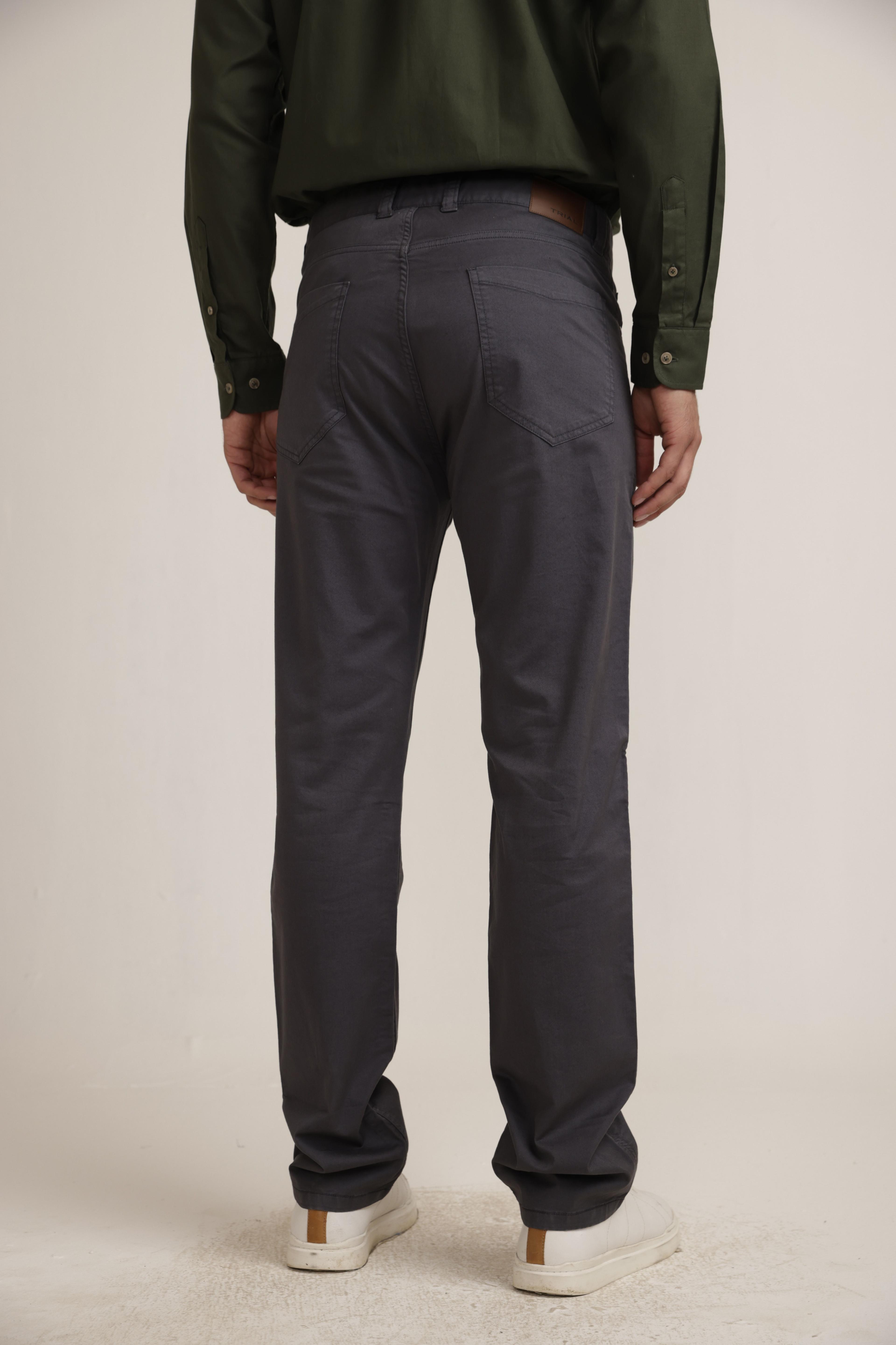 Pantalón Hombre Algodón Vilas Gris-1