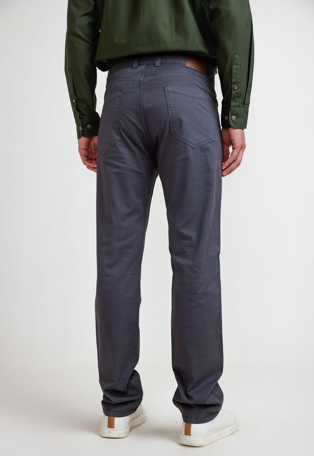 Pantalón Hombre Algodón Vilas Gris-1
