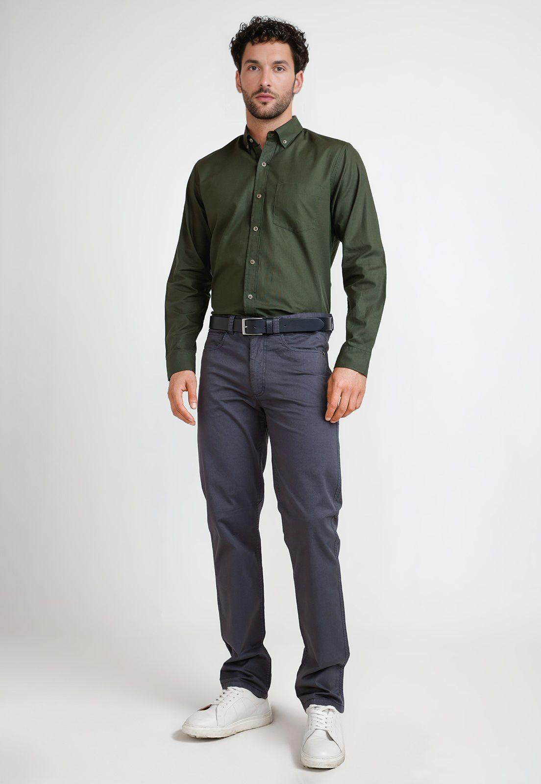 Pantalón Hombre Algodón Vilas Gris-3