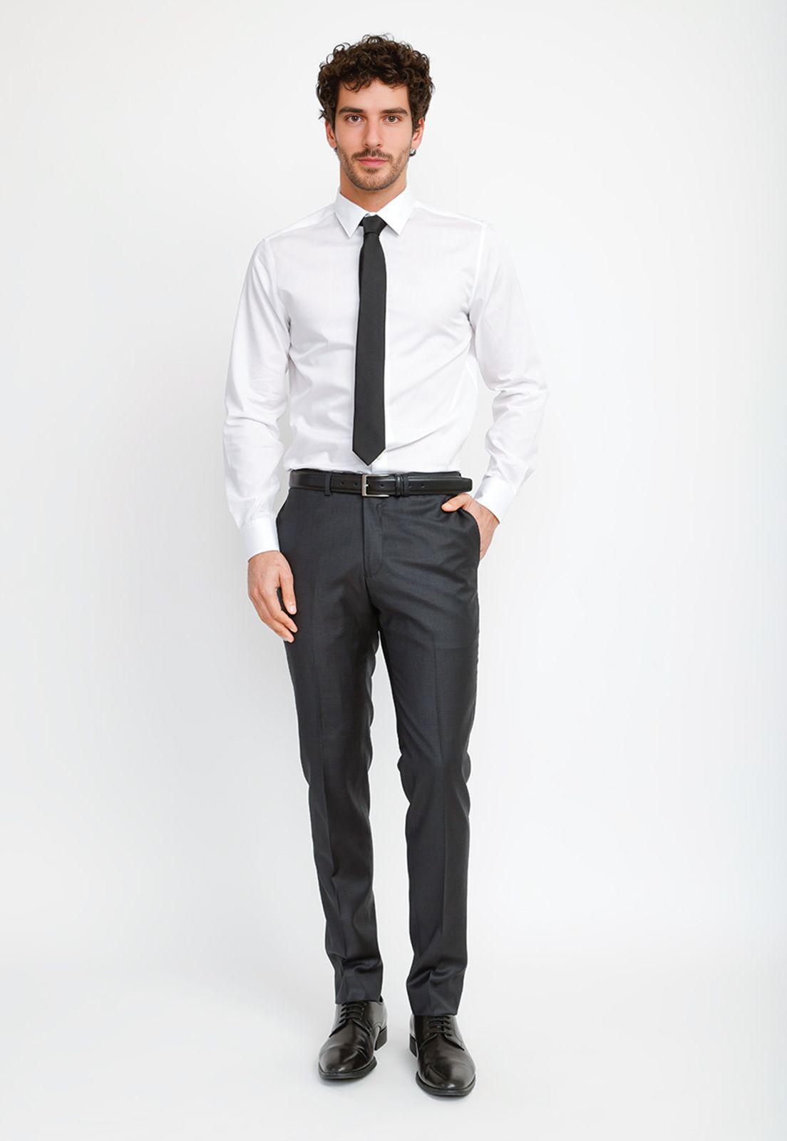 Pantalón Formal Liso Marengo THE WILLOW SLIM SUIT-3