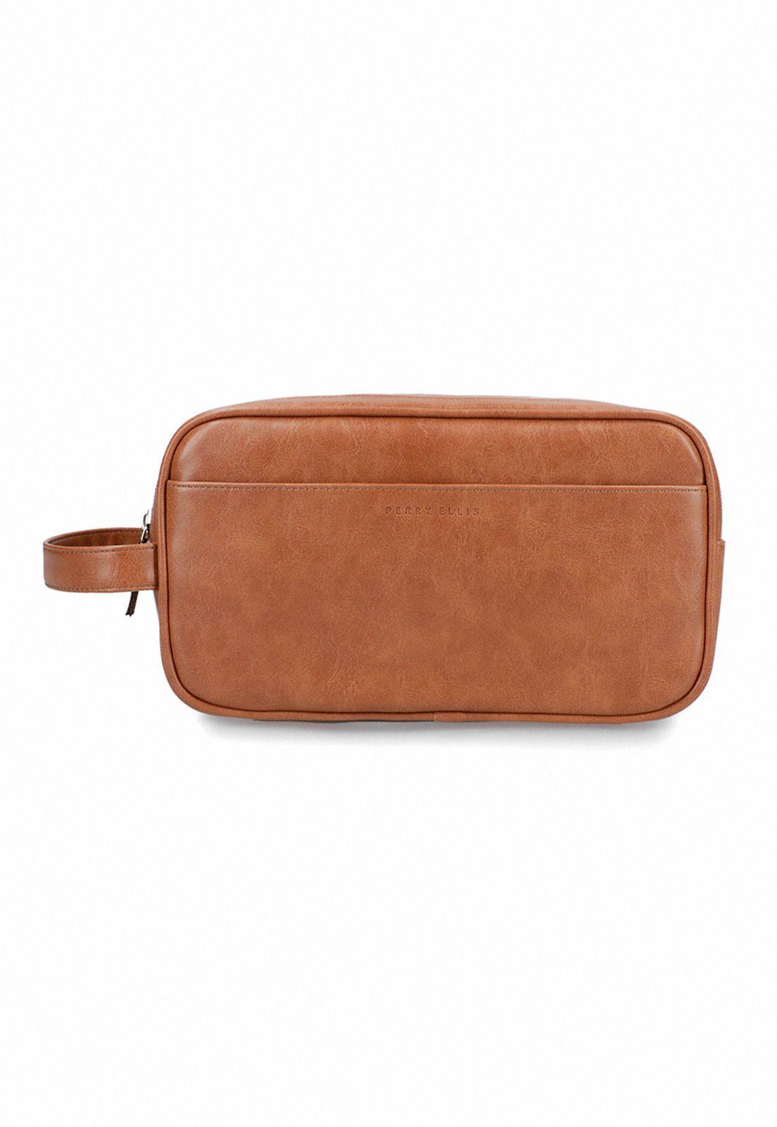 Estuche De Viaje Neceser Cognac-3
