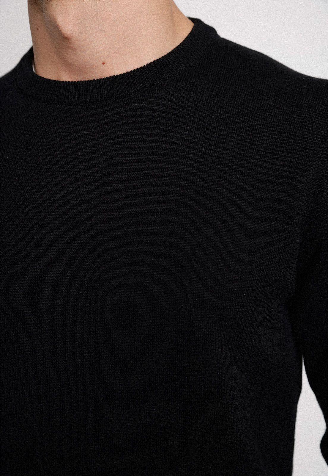 Sweater  hombre Slim Fit Phelps Algodón Negro-2