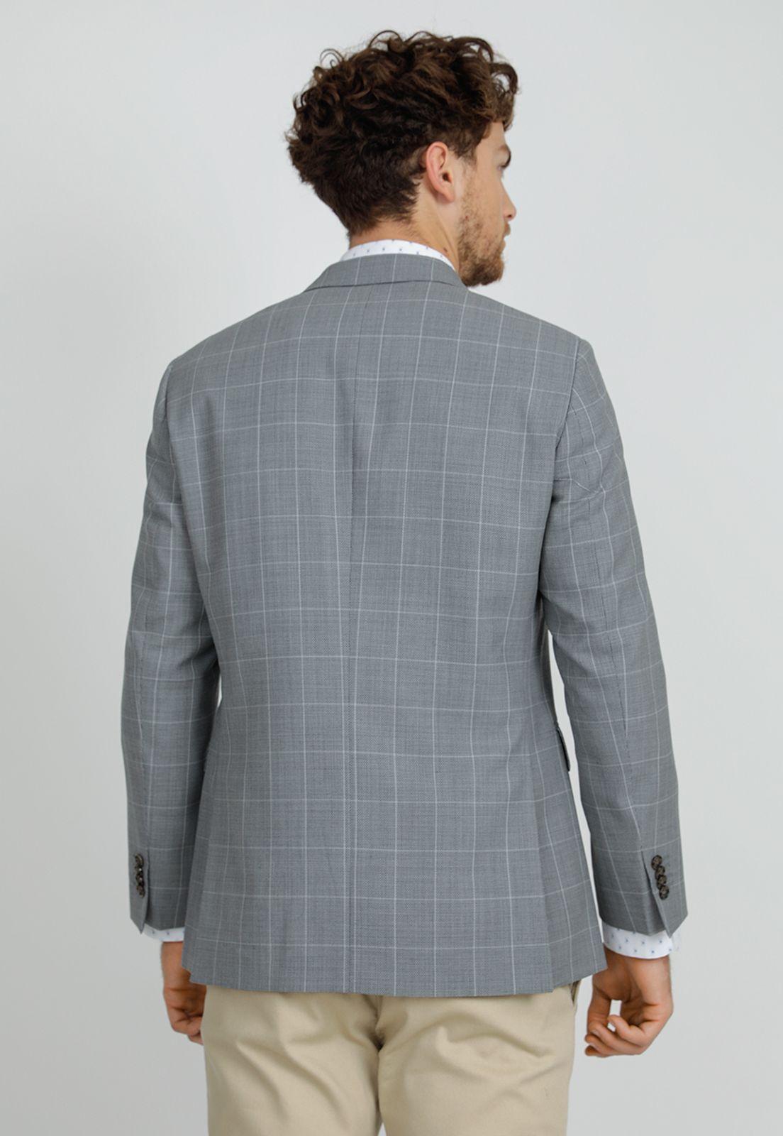 Chaqueta Formal Hombre Regular fit Executive   Gris Biontech (Repelente al Agua)-1