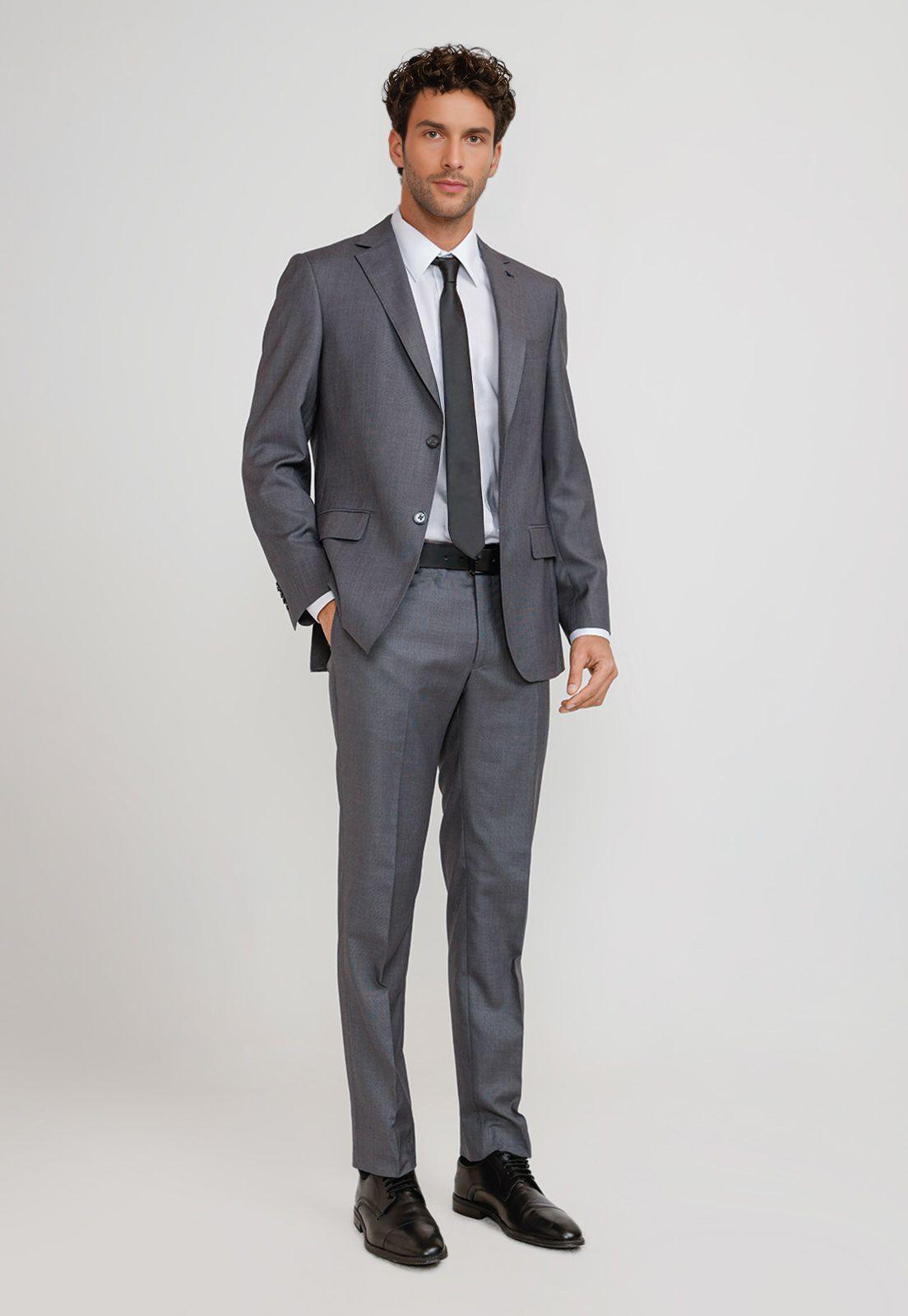 Traje Hombre Formal Trl Gris-0