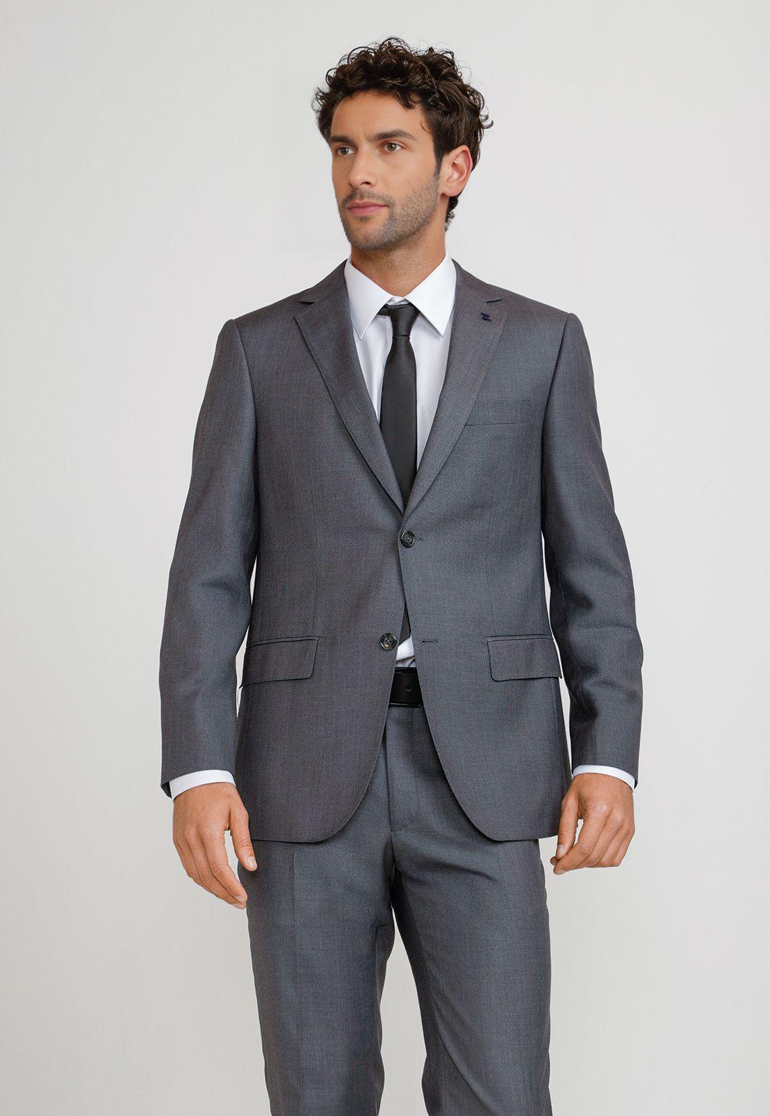Traje Hombre Formal Trl Gris-1