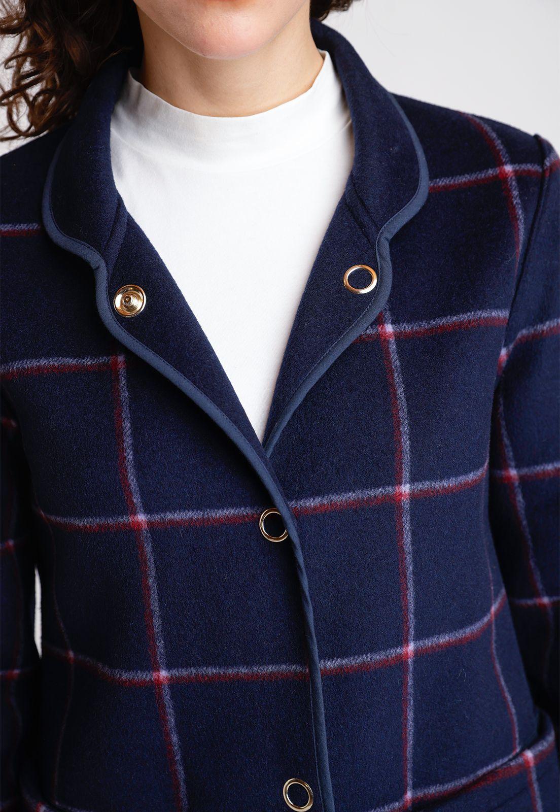 Chaquetón De Mujer Reversible Marlee Color Marino-5