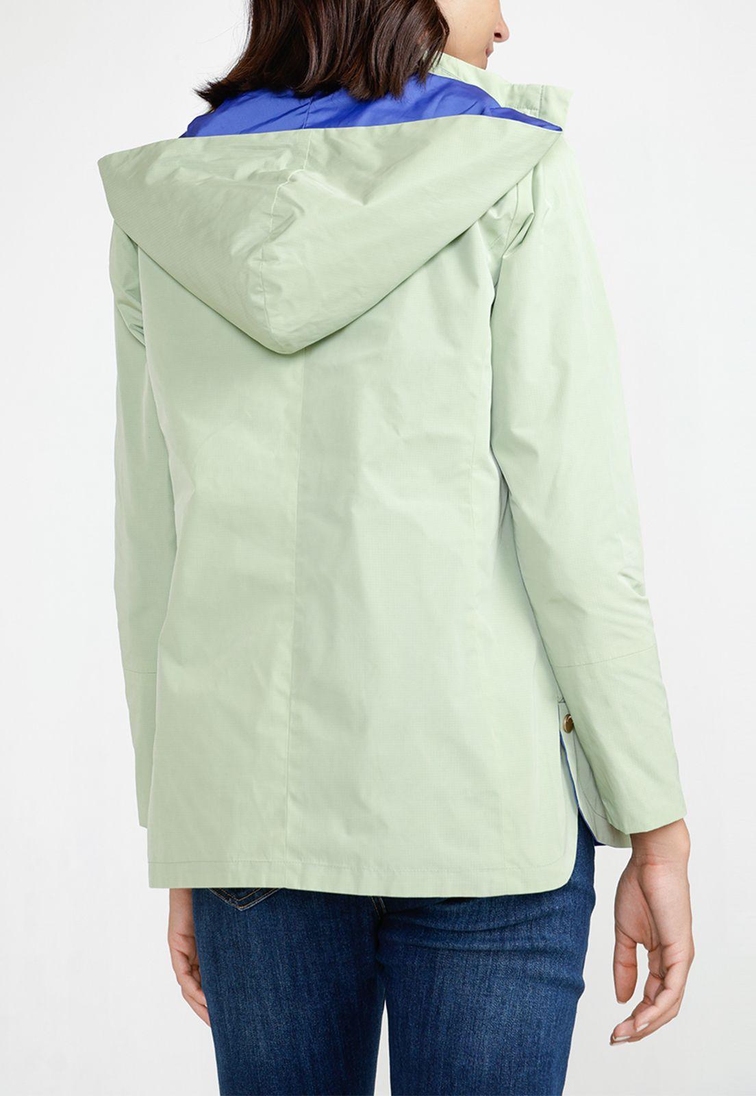 Chaqueta Mujer Reversible Eva Verde/Azulino-2