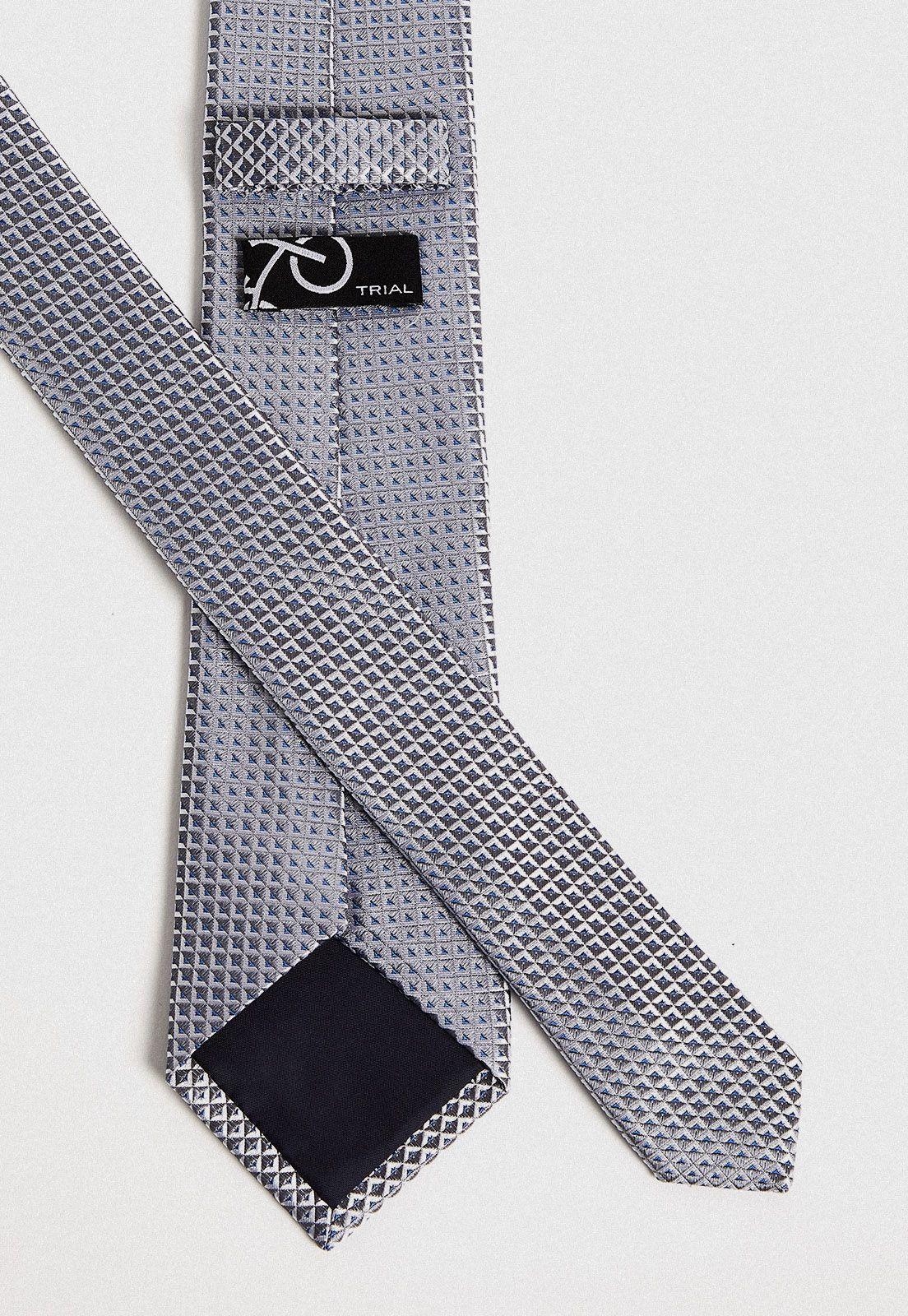 Corbata hombre Formal Executive Seda Gris -2