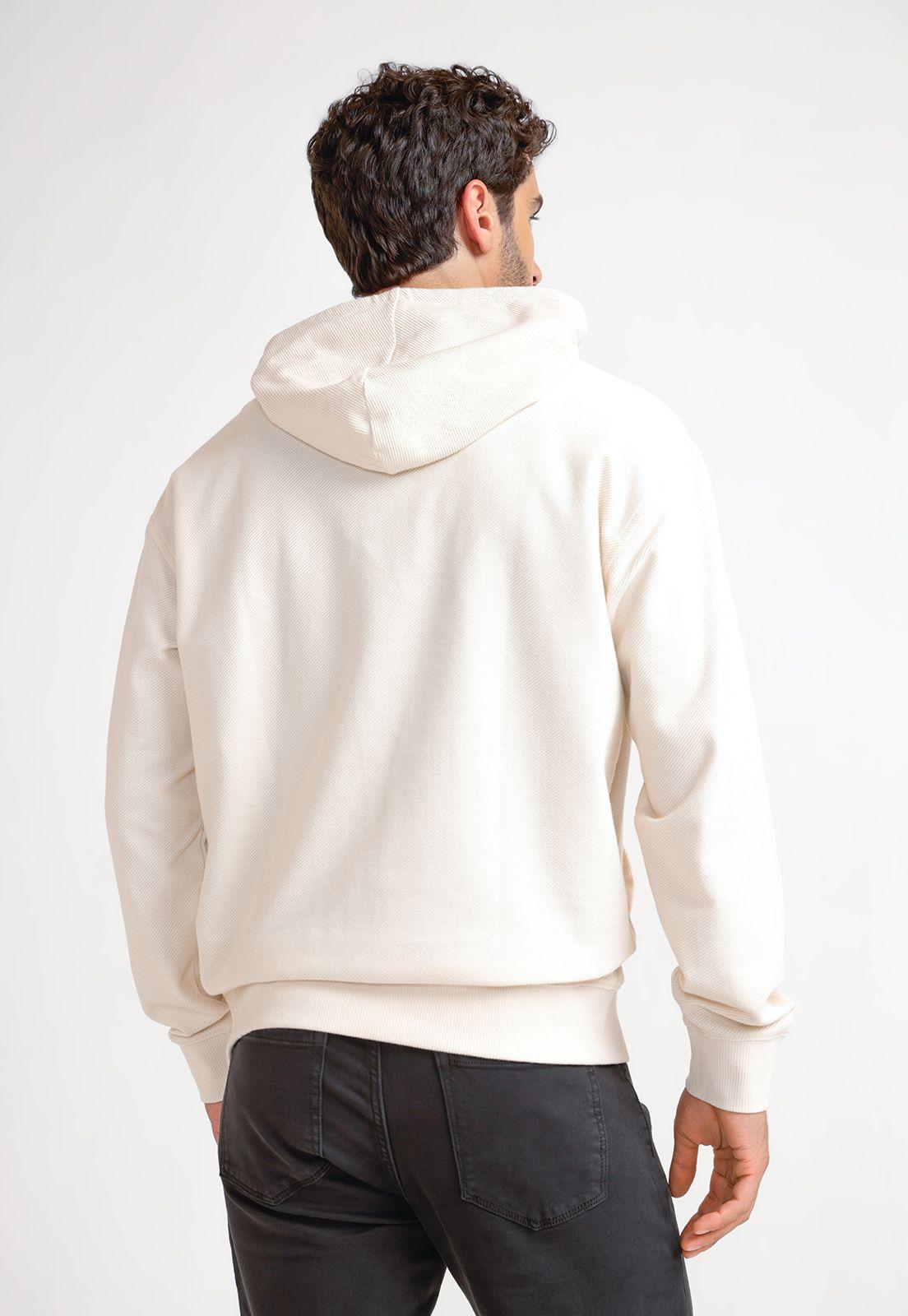Poleron Hombre Hoodie Beige-1