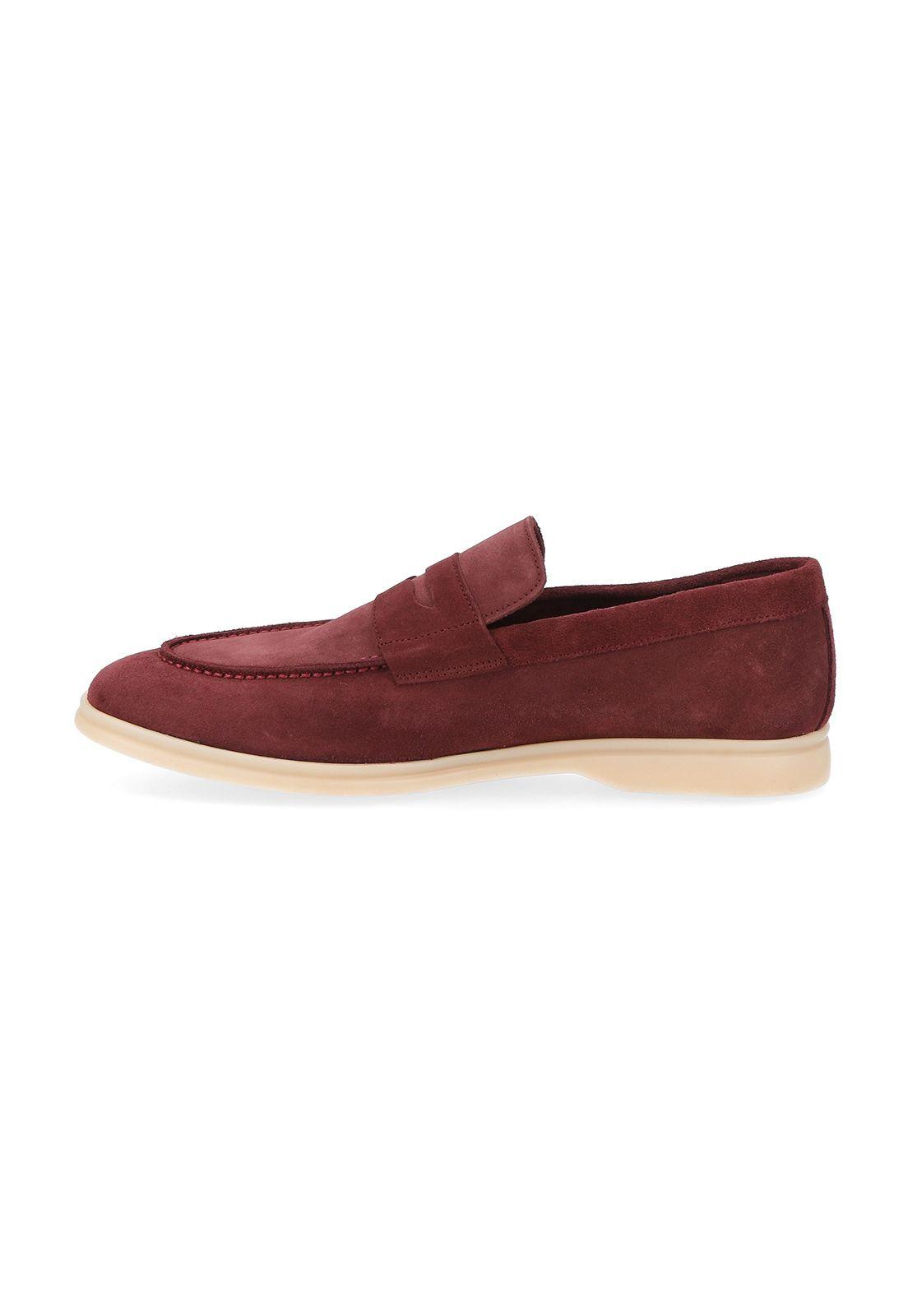 Mocasines Casual Italianos Salorno Moc Toe Burdeo-1