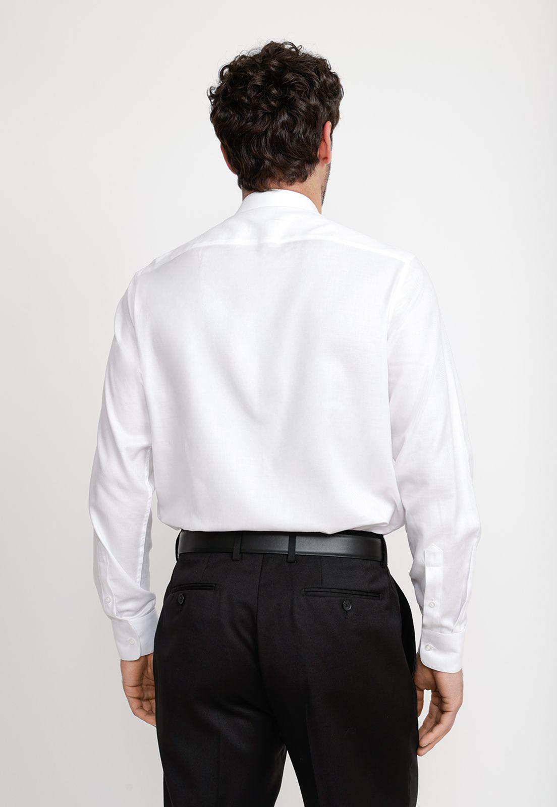 Camisa Hombre Formal Twill Classic Blanco-2
