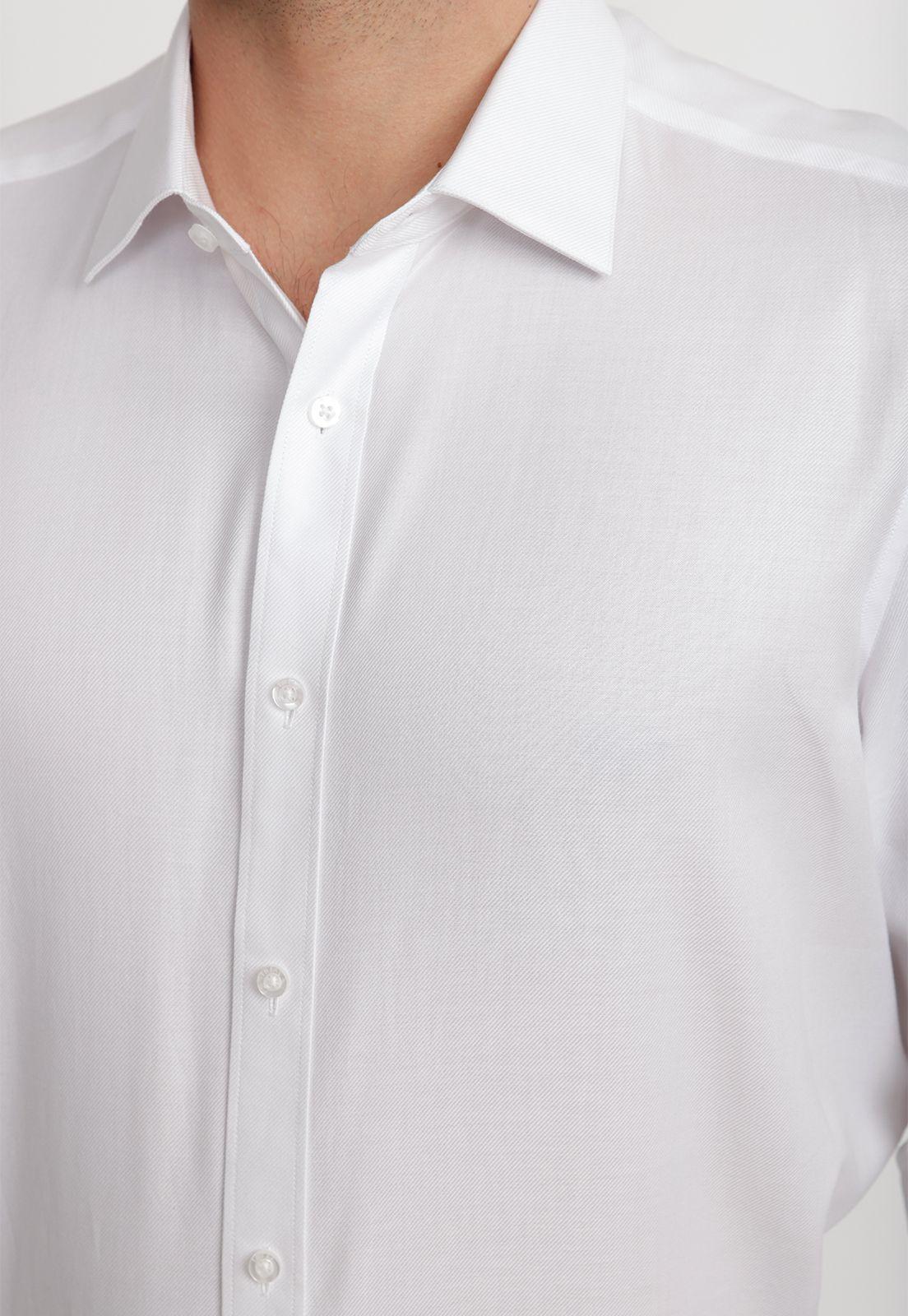 Camisa Hombre Formal Twill Classic Blanco-3