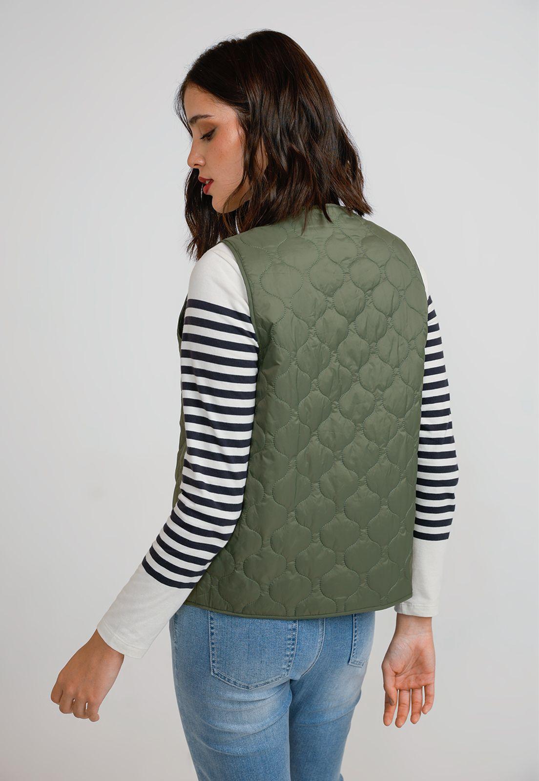 Parka 3 en 1 Mujer Algodón y Poliéster Oliva-4