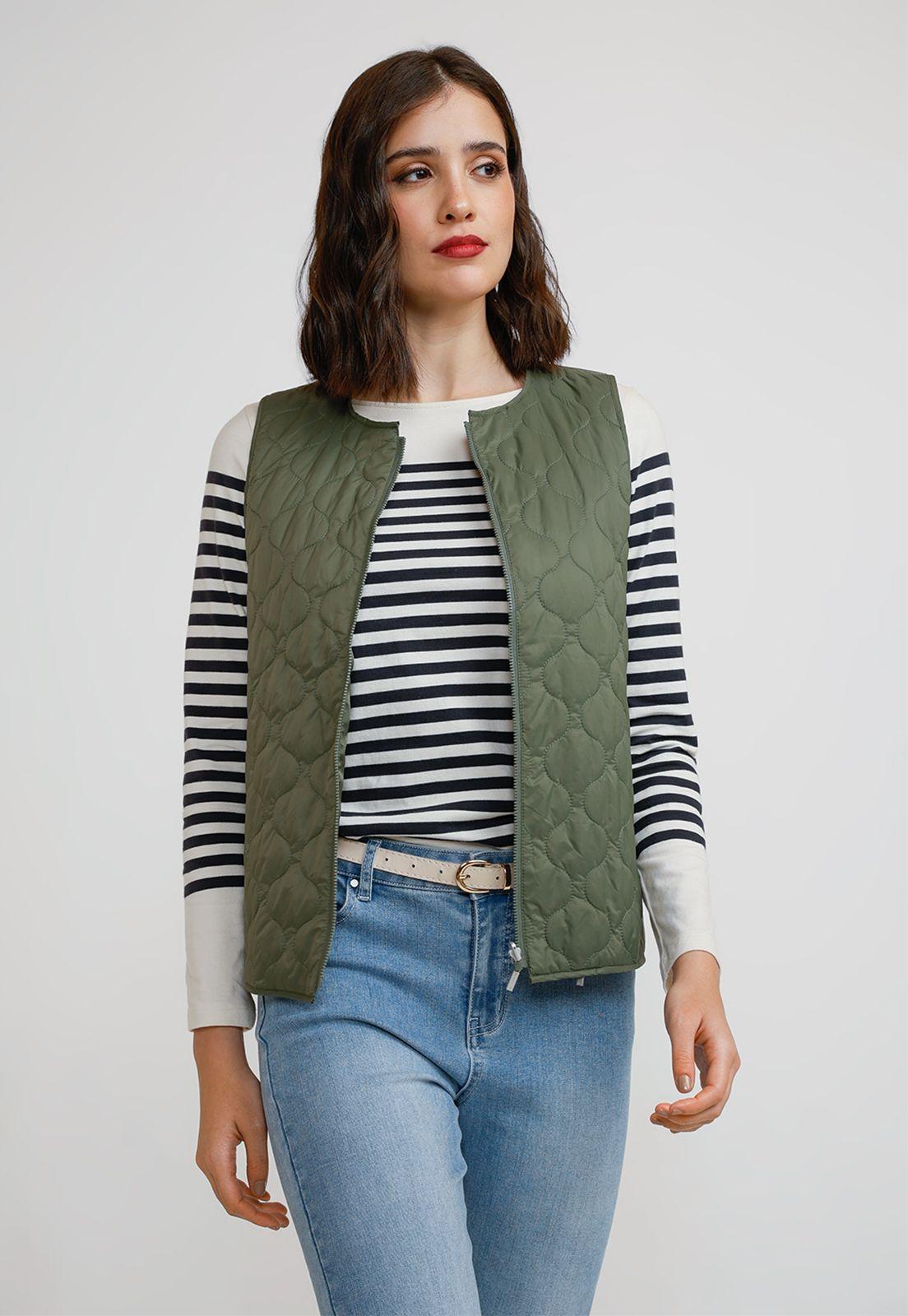 Parka 3 en 1 Mujer Algodón y Poliéster Oliva-5