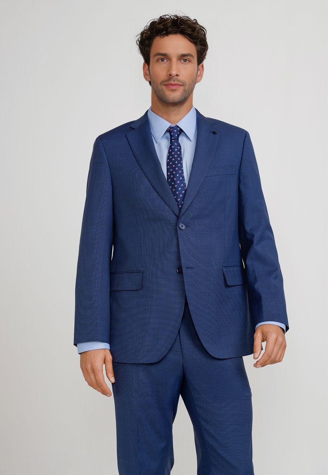 Traje Hombre Formal Lavable Executive Azul-0
