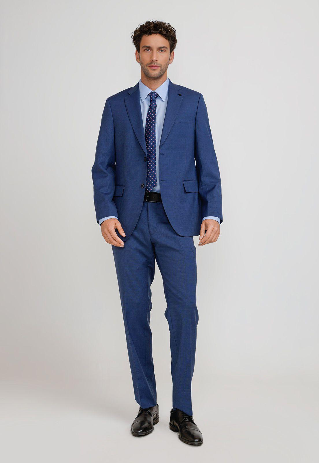 Traje Hombre Formal Lavable Executive Azul-3