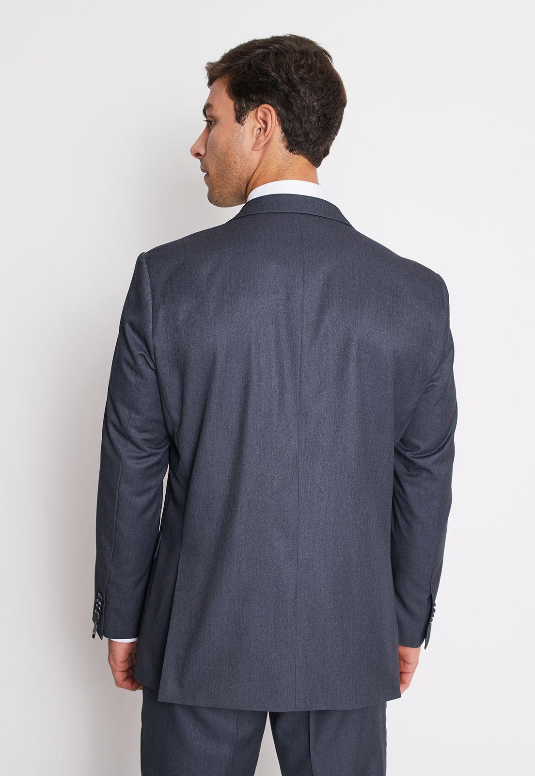 Traje Formal Básico Regular Twill Marengo-1