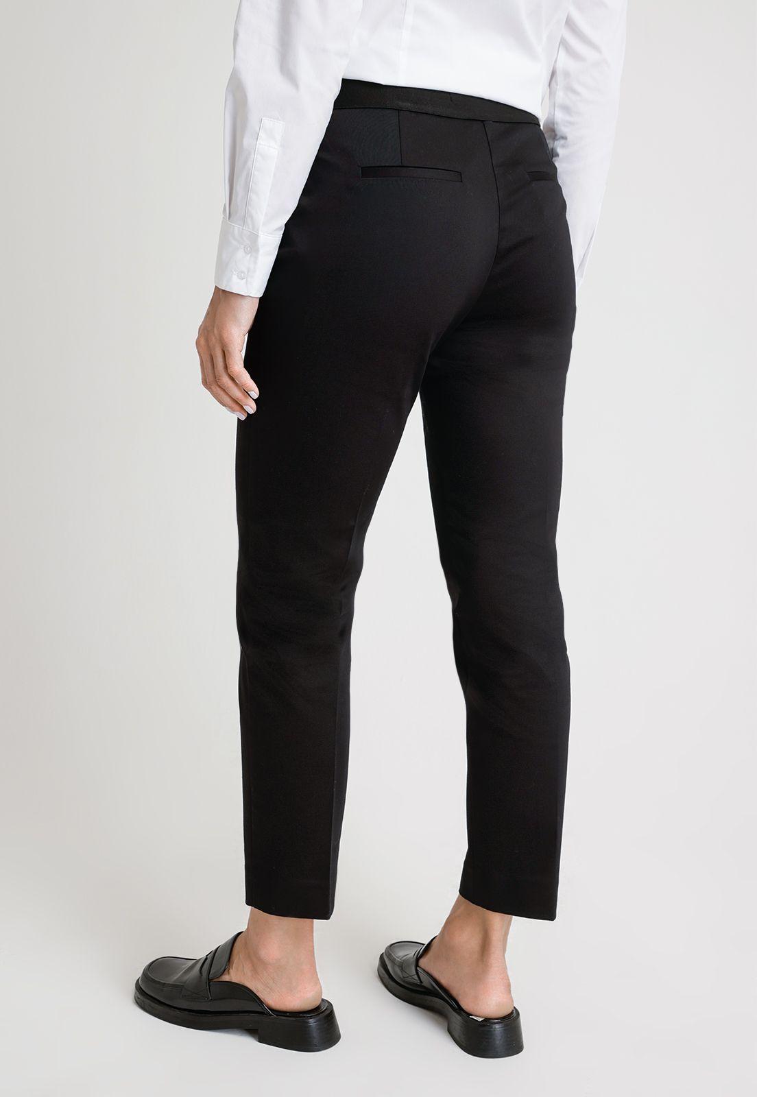 Pantalón De Mujer Modelo Ciro Color Negro-1