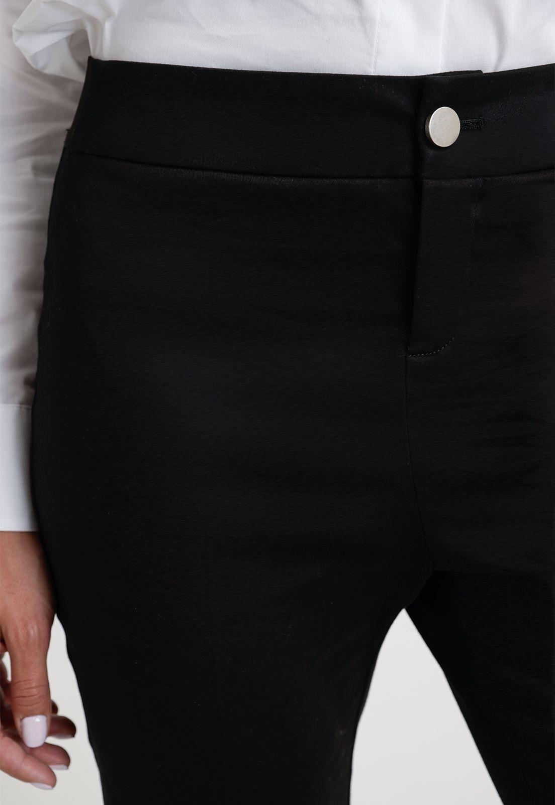 Pantalón De Mujer Modelo Ciro Color Negro-2