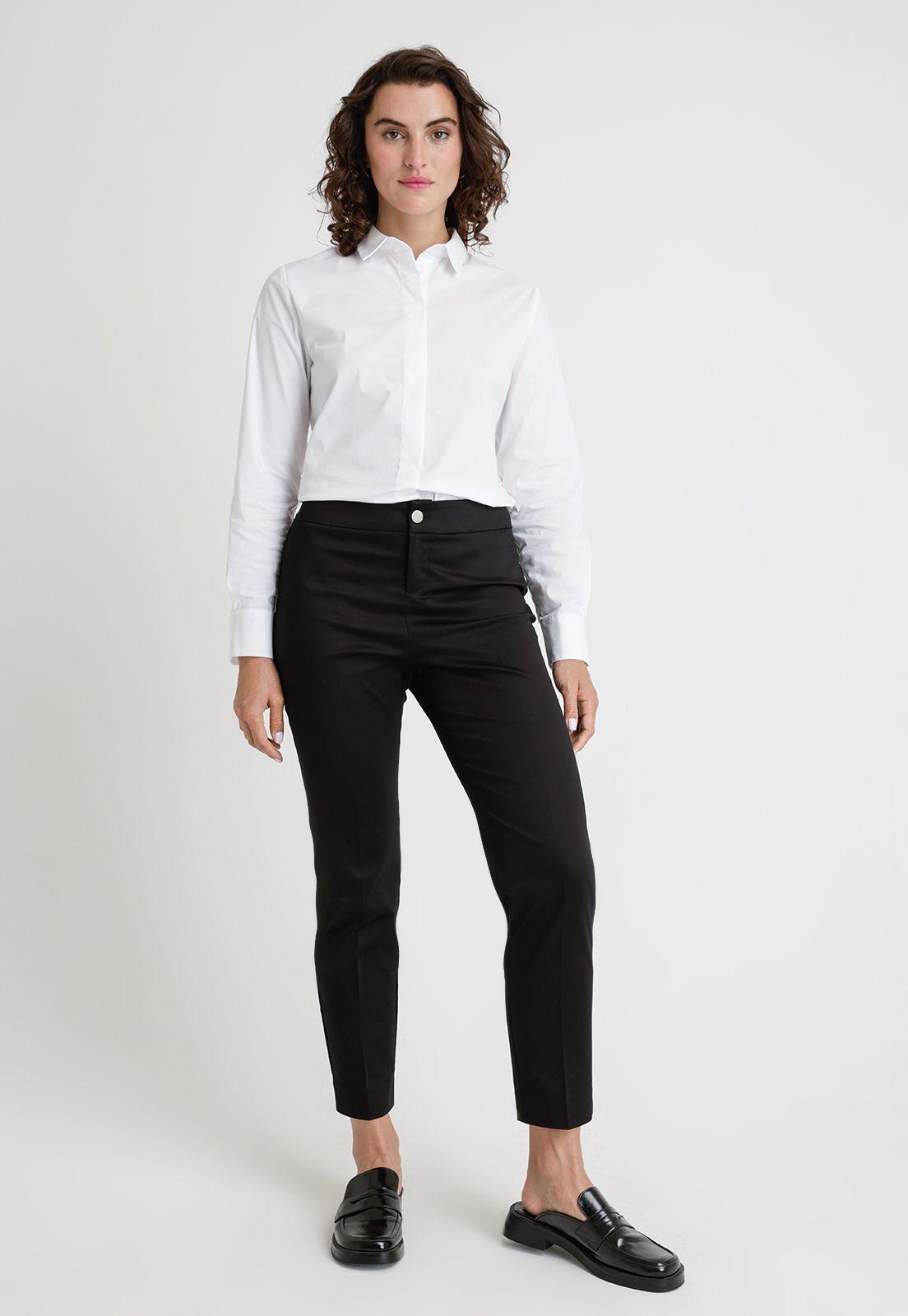 Pantalón De Mujer Modelo Ciro Color Negro-3