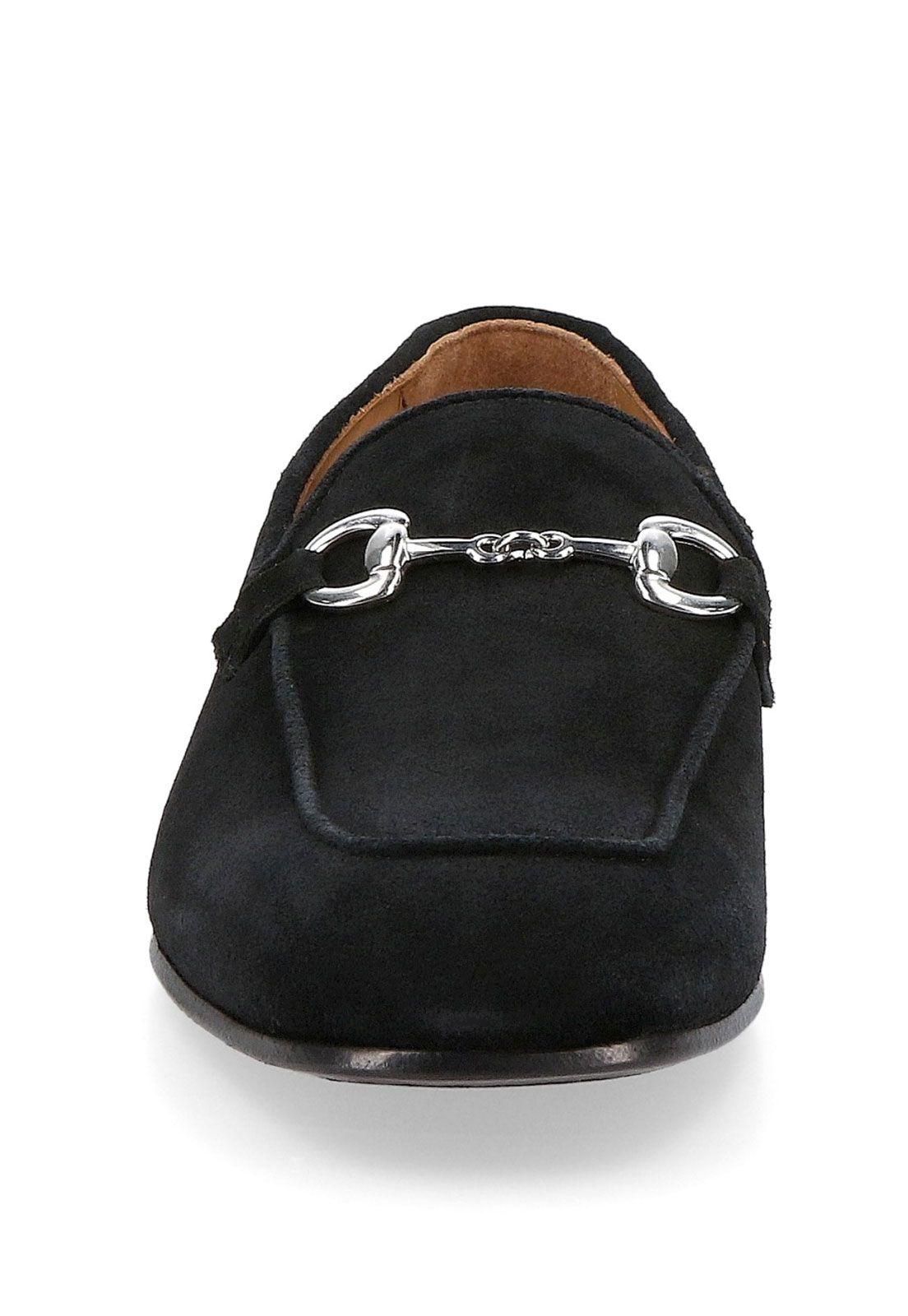 Mocasines Casual Italianos Proceno Moc Toe Bit Loafer Negro-2