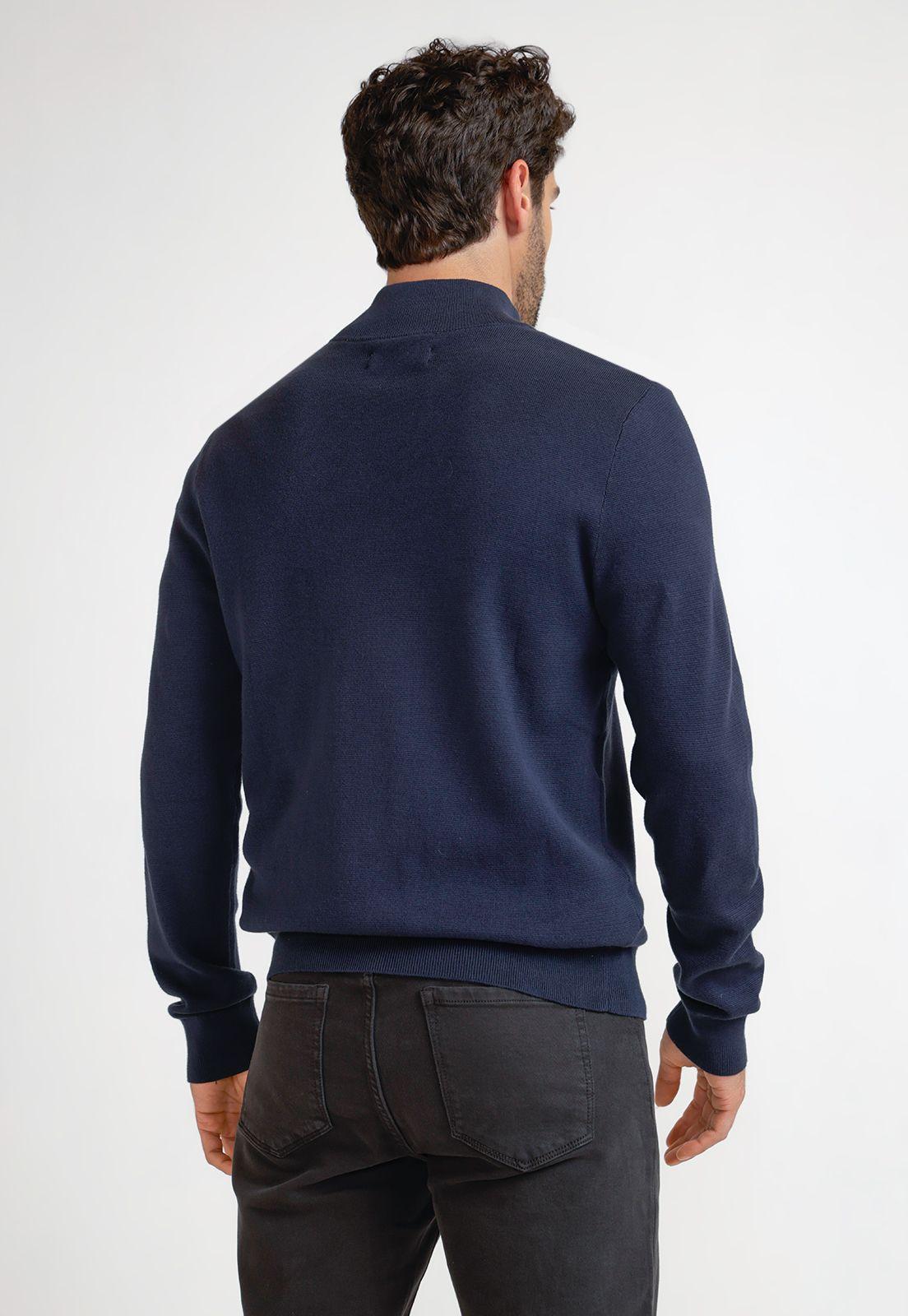 Tejido Hombre Algodón Navy-1