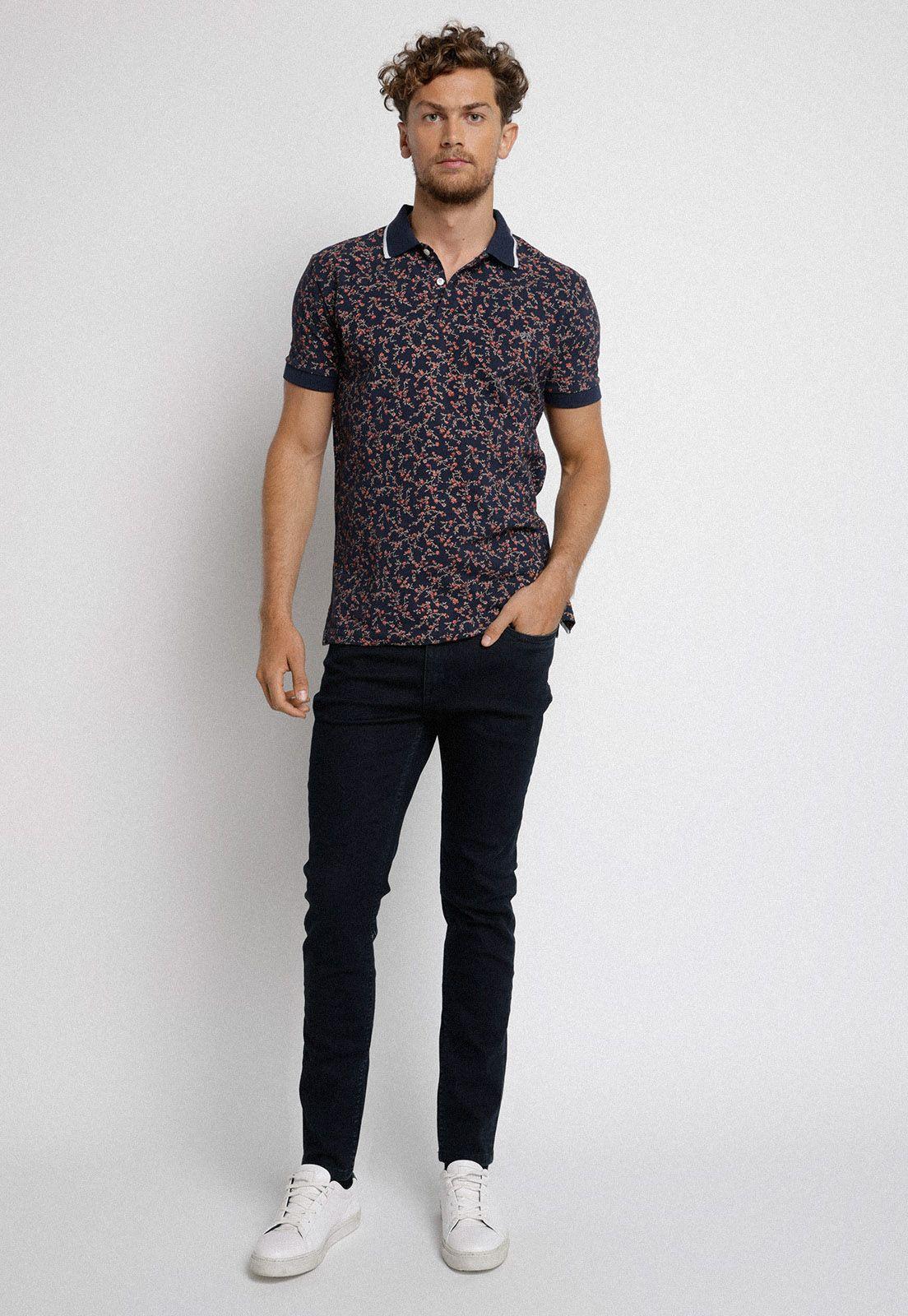 Polera Polo Macon Azul Marino-3