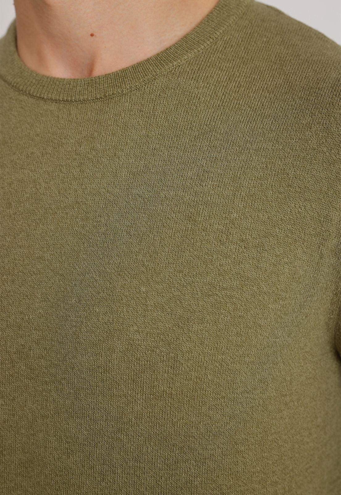 Sweater  hombre Casual Slim Fit Pascual Algodón Verde -2