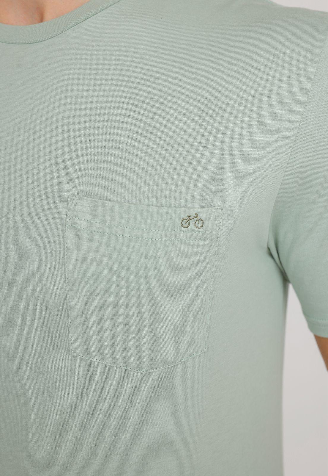 Polera Manga Corta hombre Slim Fit Marcus Algodón Verde-2