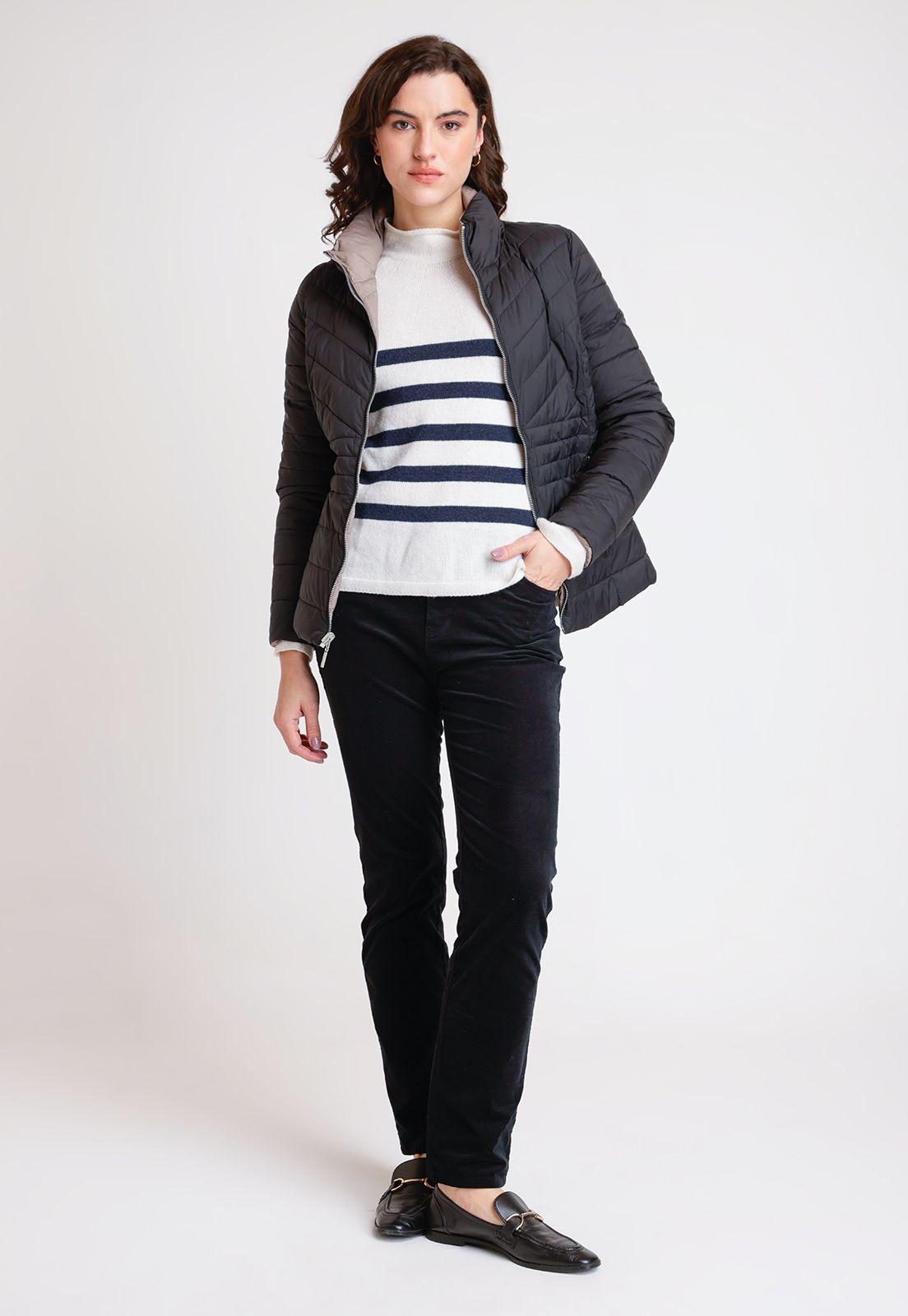 Parka Reversible De Mujer Erin Color Negro-6