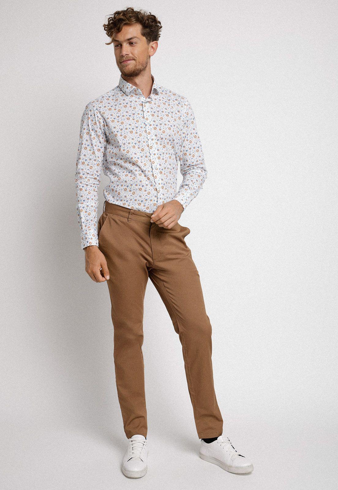 Pantalón vinci café claro-3