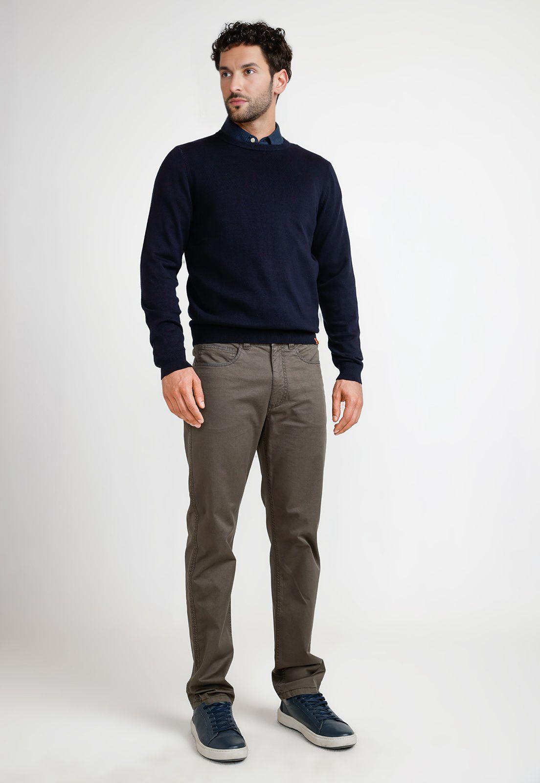 Sweater Hombre Cuello C Phelps Azul Marino-3