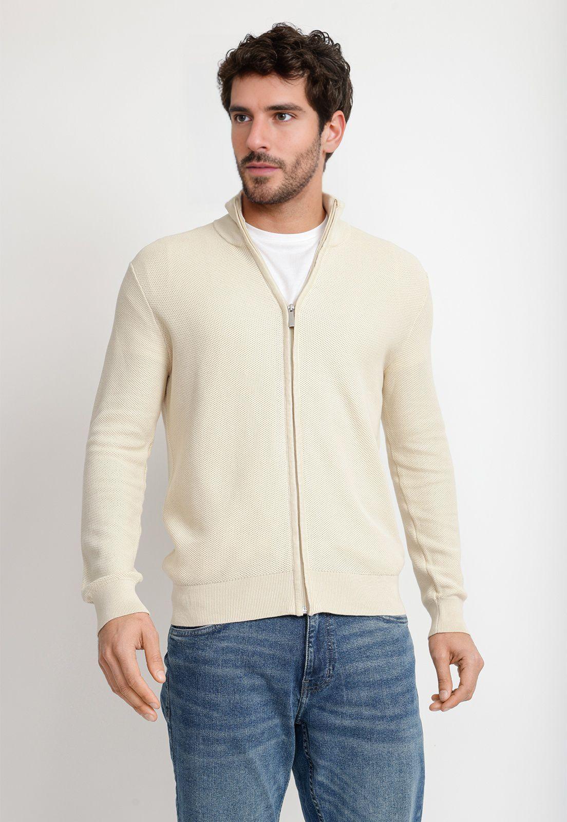 Polerón Hombre Beige-0