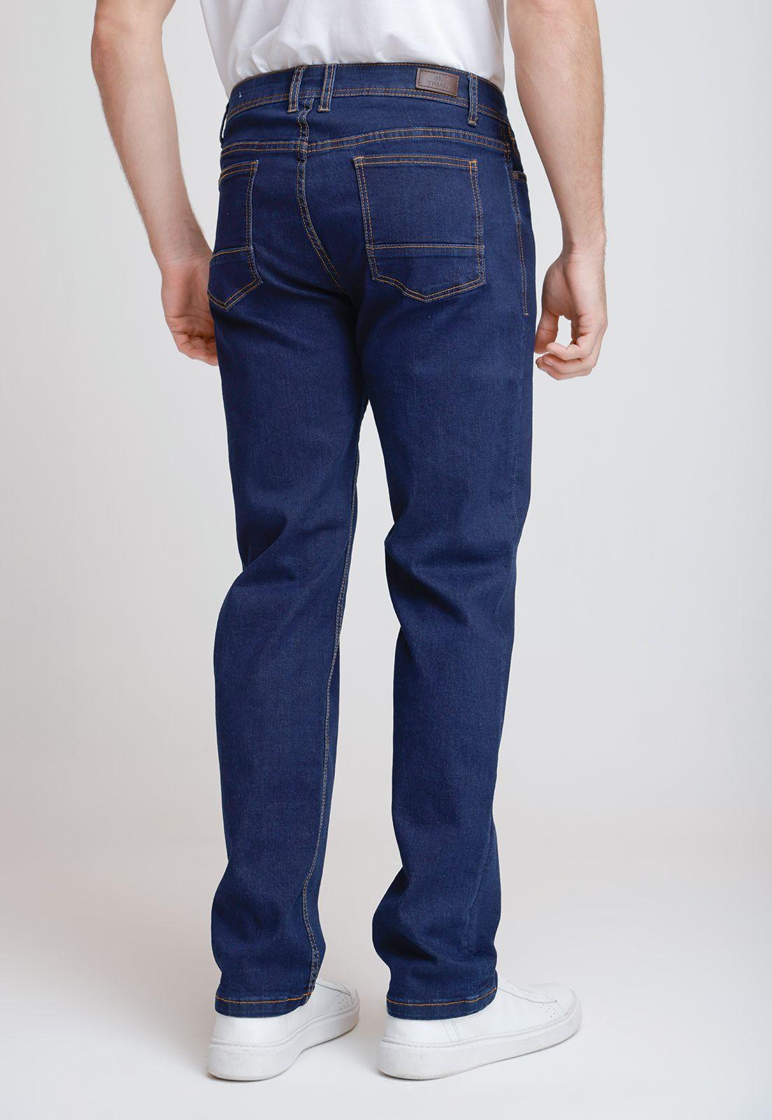 Jeans Hombre Regular Nadal Algodón Azul Medio-1