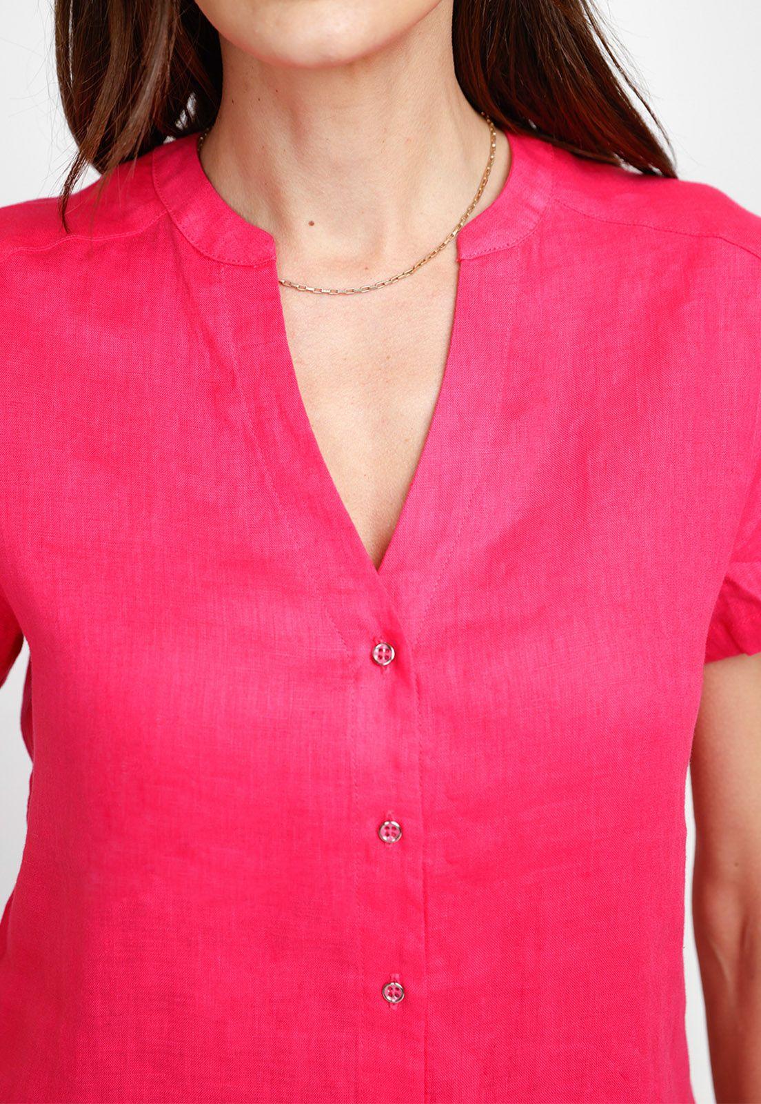 Blusa de Mujer Modelo Keiko Color Fucsia-2