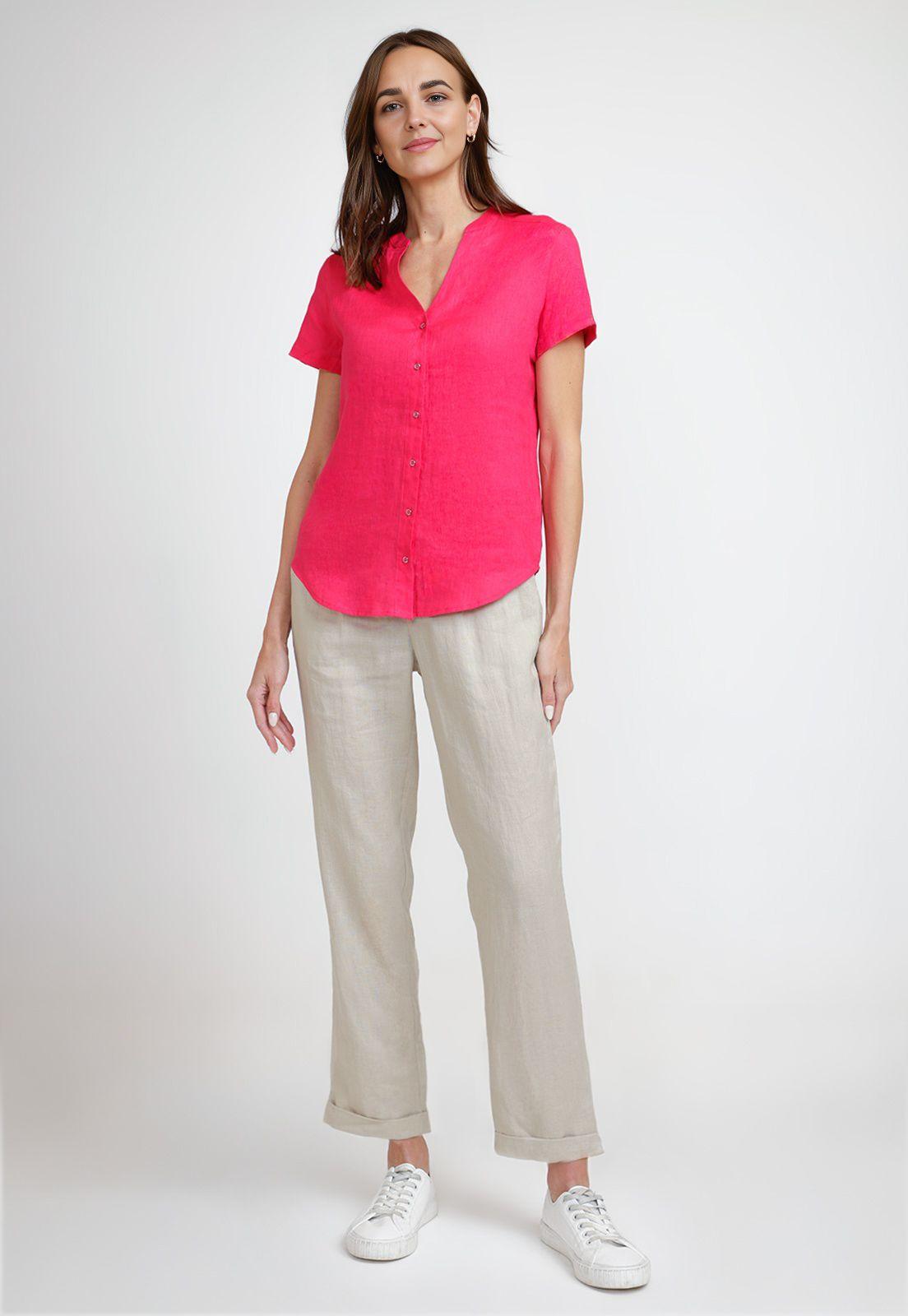 Blusa de Mujer Modelo Keiko Color Fucsia-3
