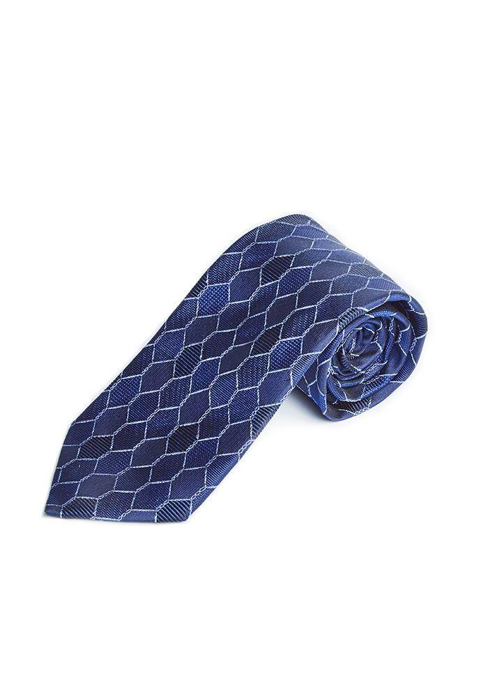 Corbata Classic Microdiseño Azul-0