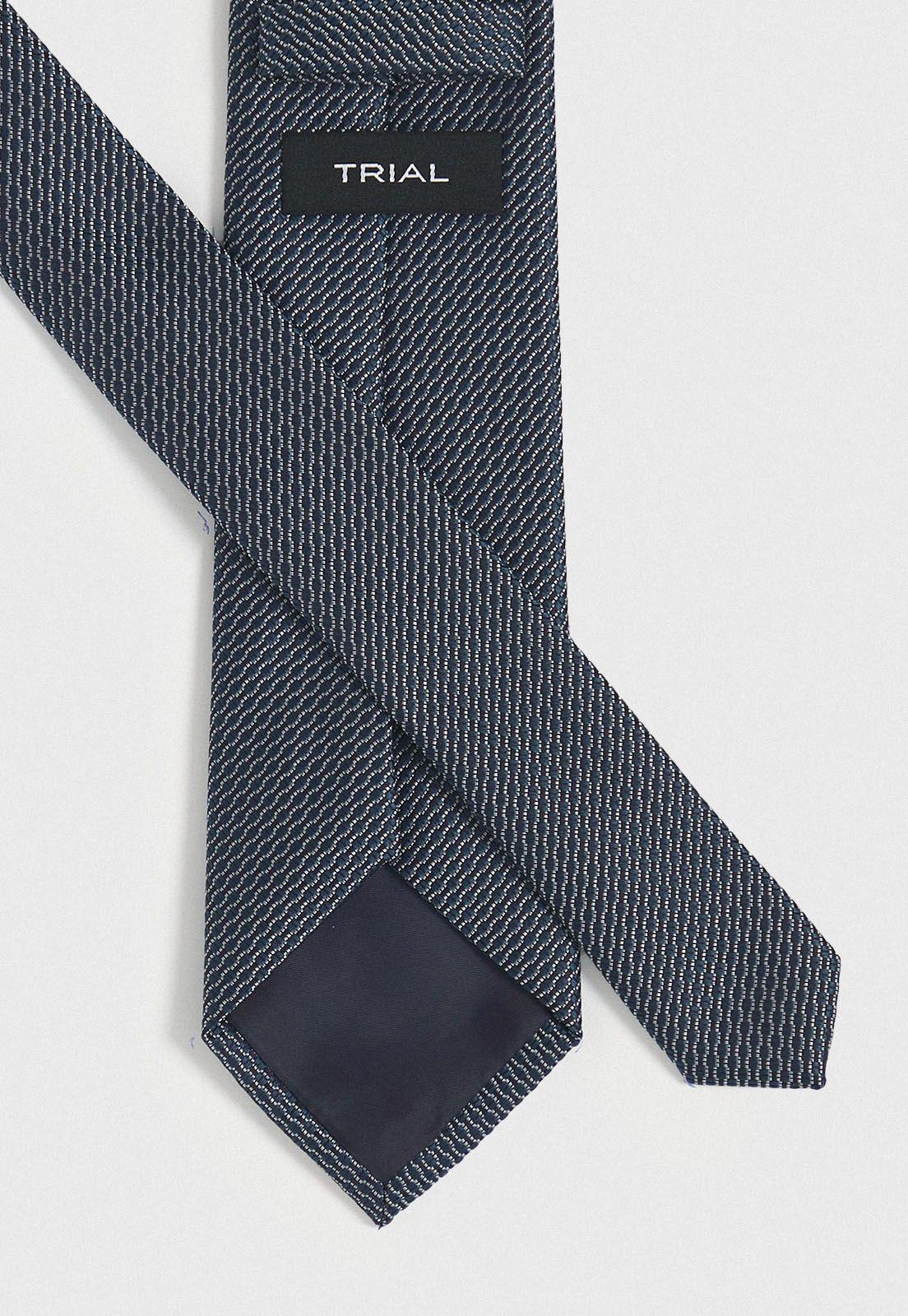 Corbata Formal Hombre Microfibra Microdiseño Graduación Azul Marino-2