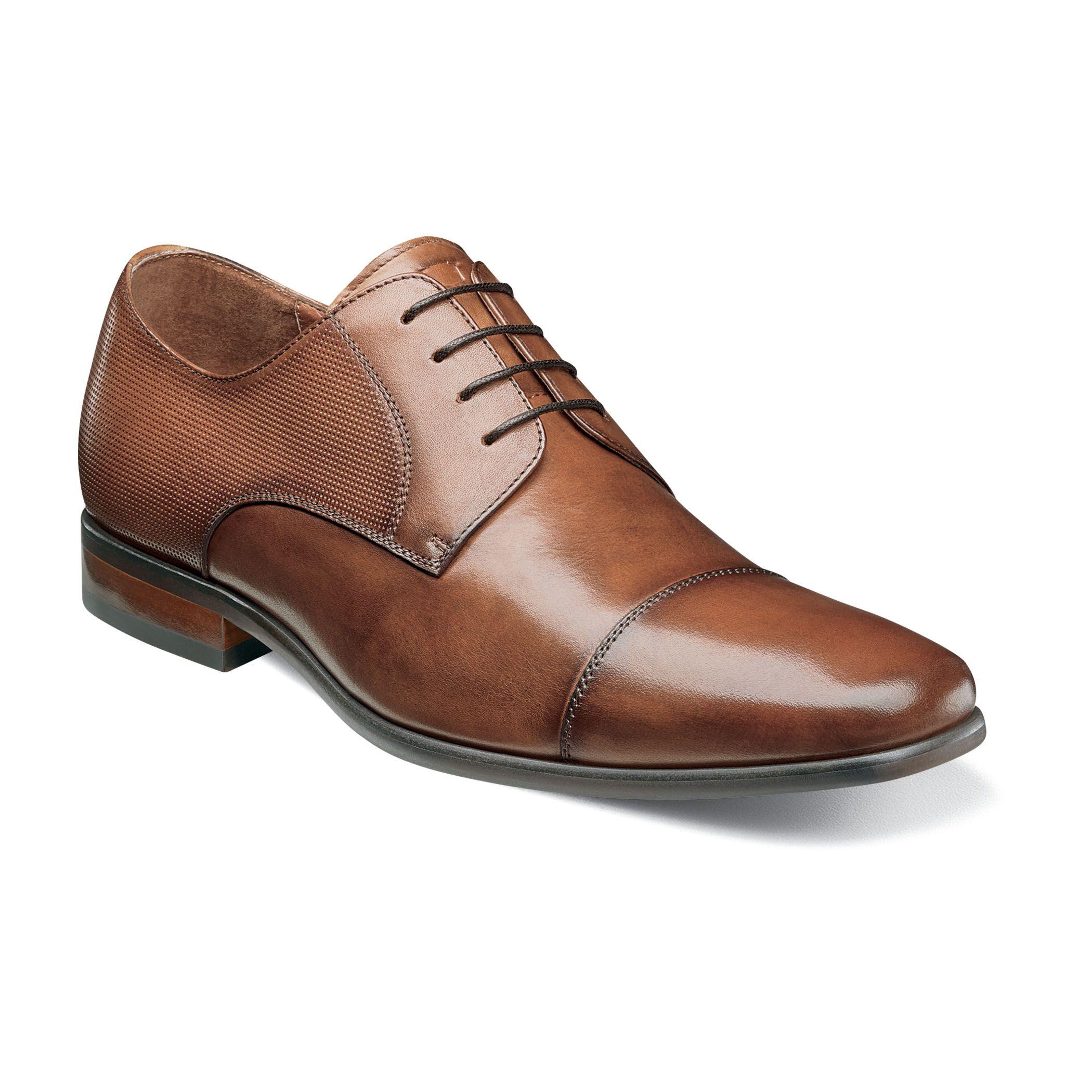Zapatos Formal Postino Cap Toe Oxford Cognac-0