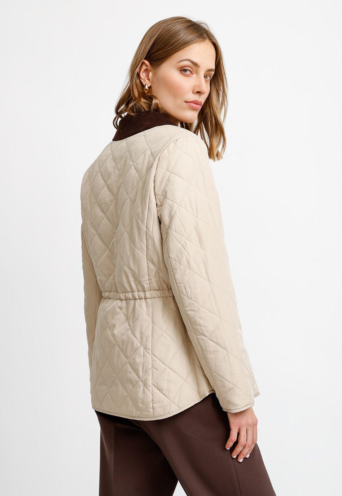 Parka Ligera Taupe Sonnet Mujer-1