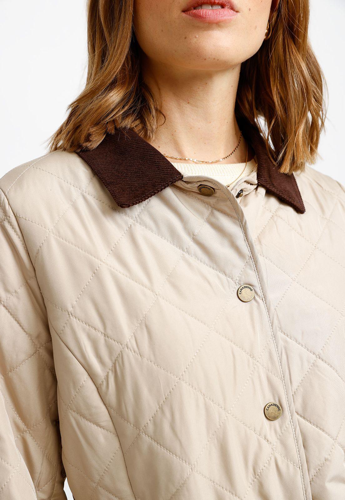 Parka Ligera Taupe Sonnet Mujer-2