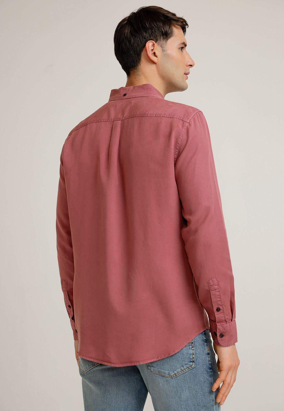 Camisa Hombre Manga Larga Lyocell Rouge-1