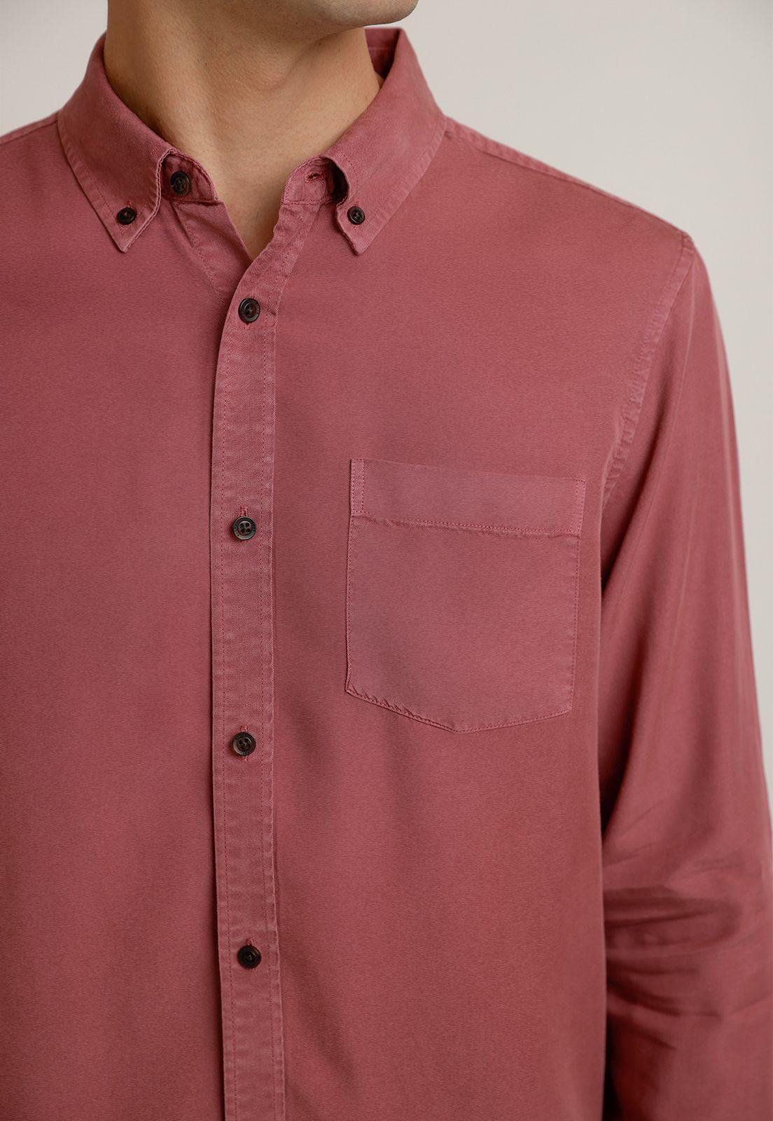 Camisa Hombre Manga Larga Lyocell Rouge-2